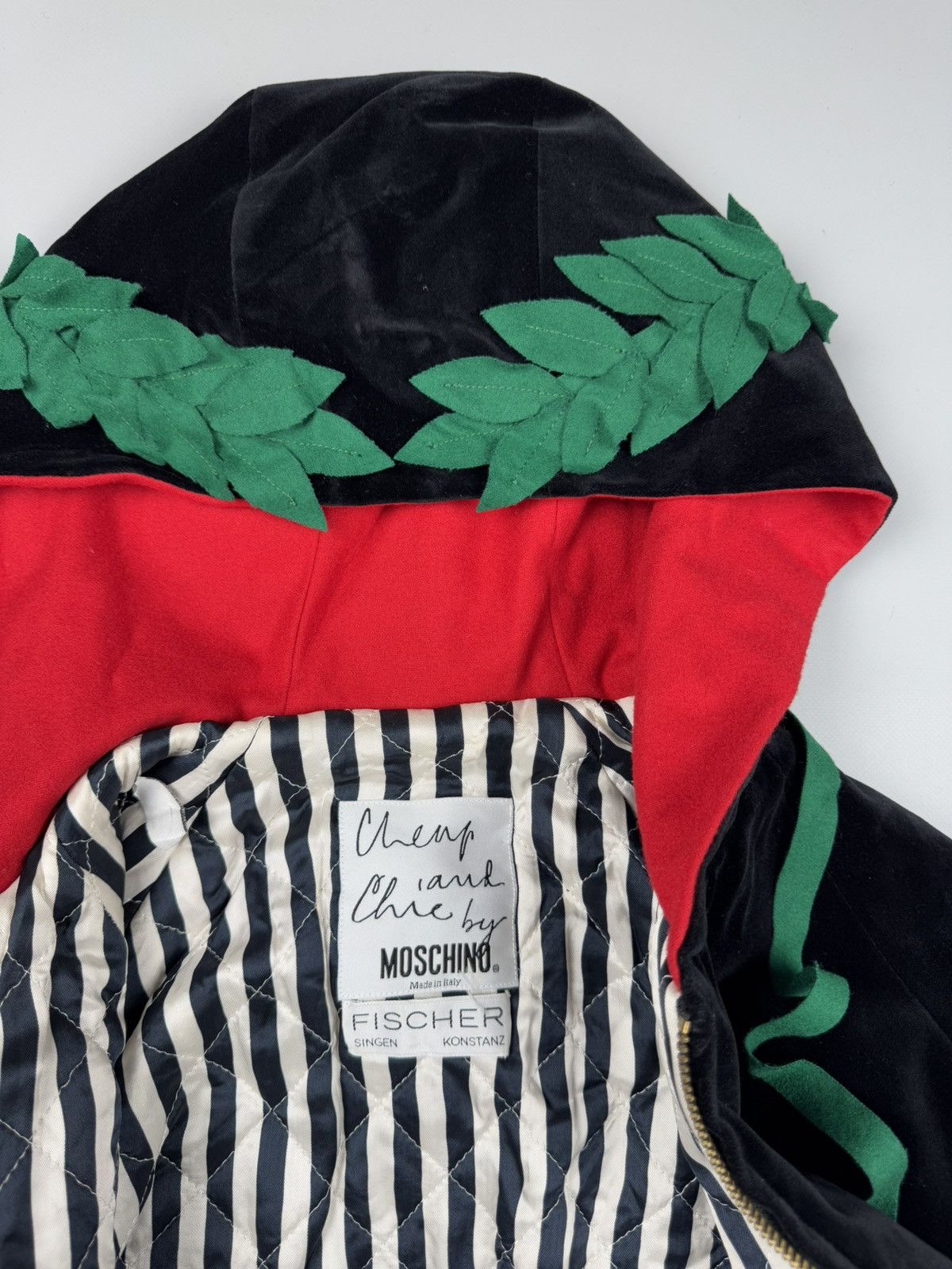 Moschino Moschino Vintage Velour Cheap And Chic Hooded Jacket Size 40 Size S / US 4 / IT 40 - 8 Thumbnail