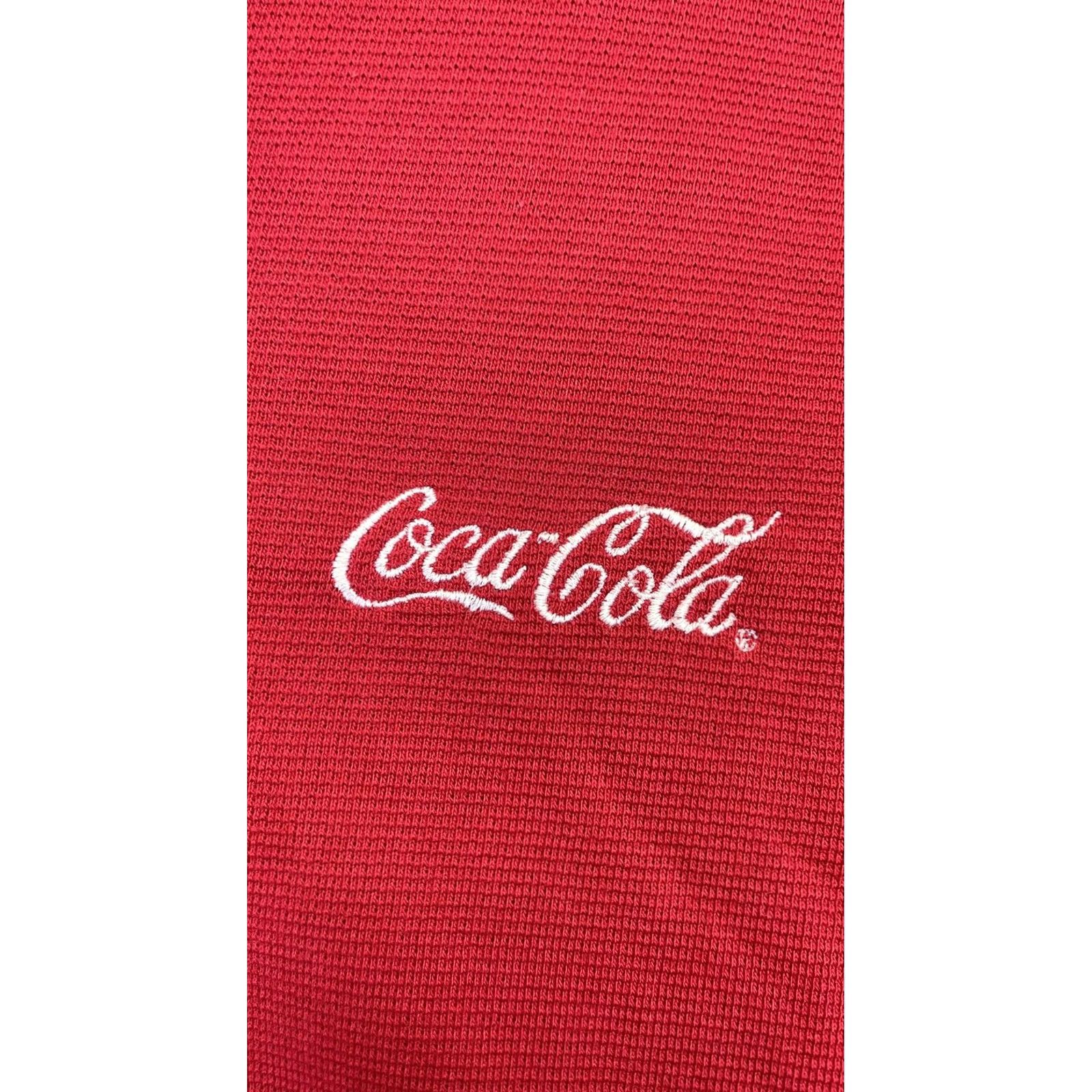 Vintage VINTAGE Coca-Cola Polo Shirt Mens Small Red Embroidered 90s Shirt Size US S / EU 44-46 / 1 - 2 Thumbnail