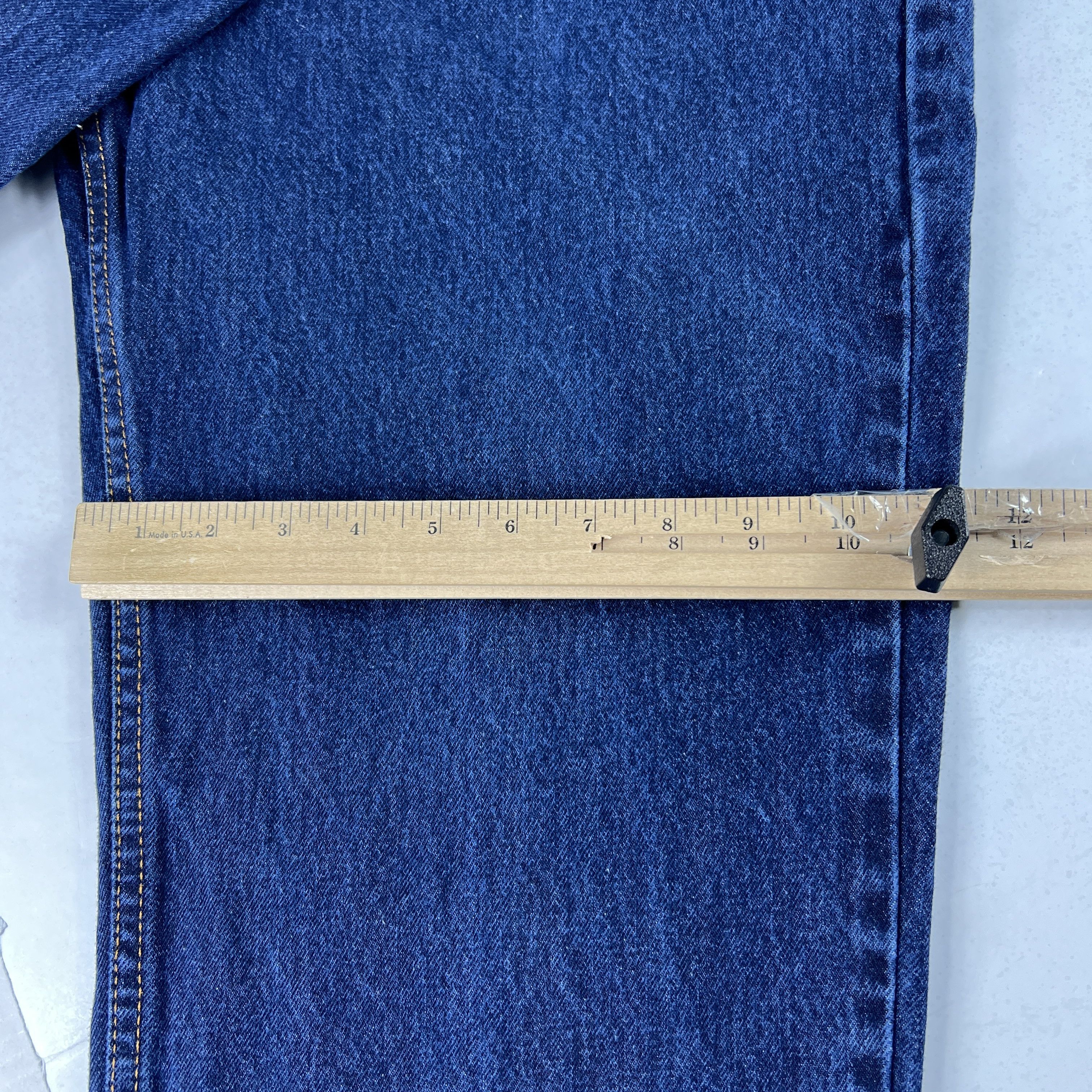 Levi's Levi's Jeans 550 Relaxed Fit Dark Blue Cotton Denim Size US 36 / EU 52 - 19 Thumbnail