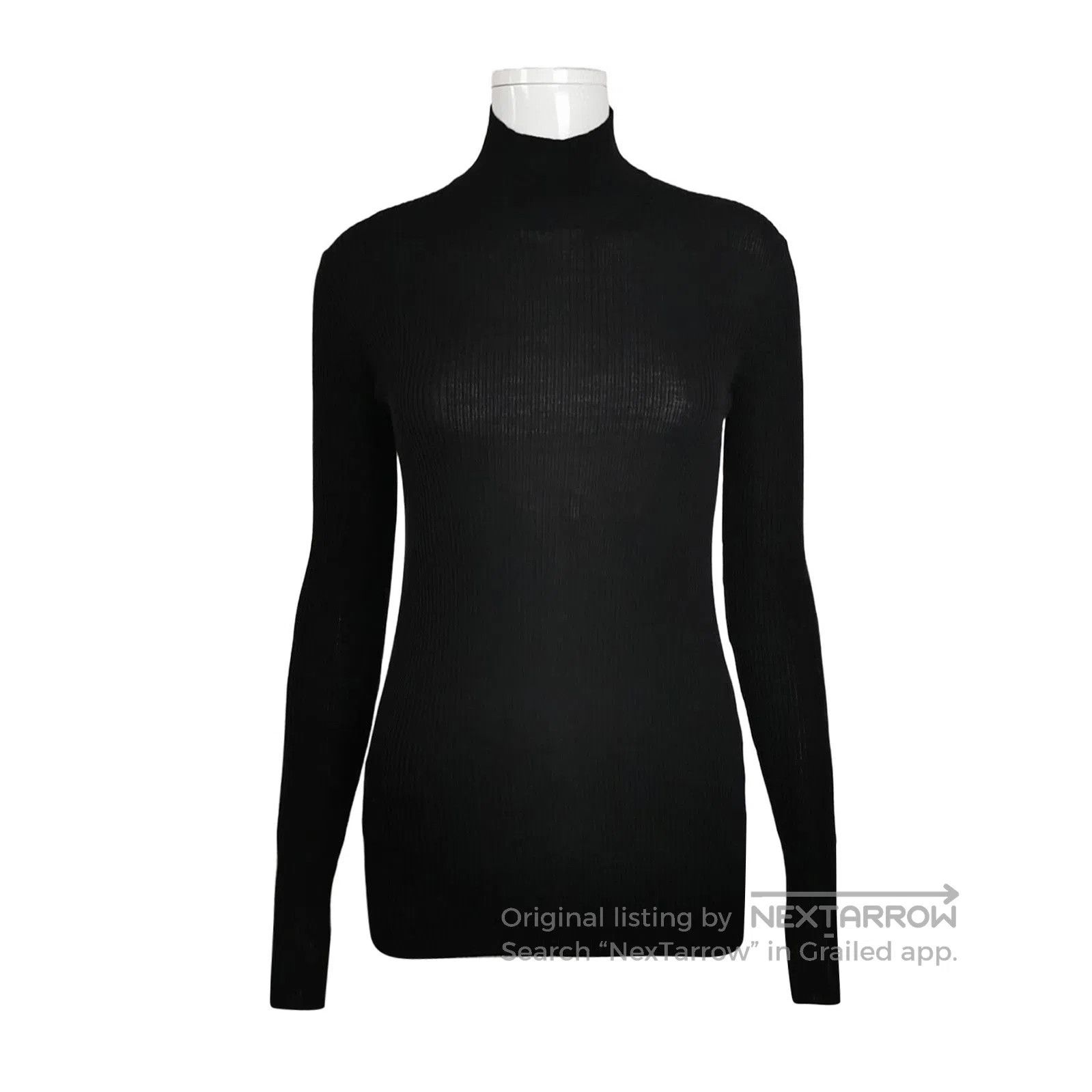 Prada Prada Black Wool Turtleneck Sweater Size 4. Size M / US 6-8 / IT 42-44 - 1 Thumbnail