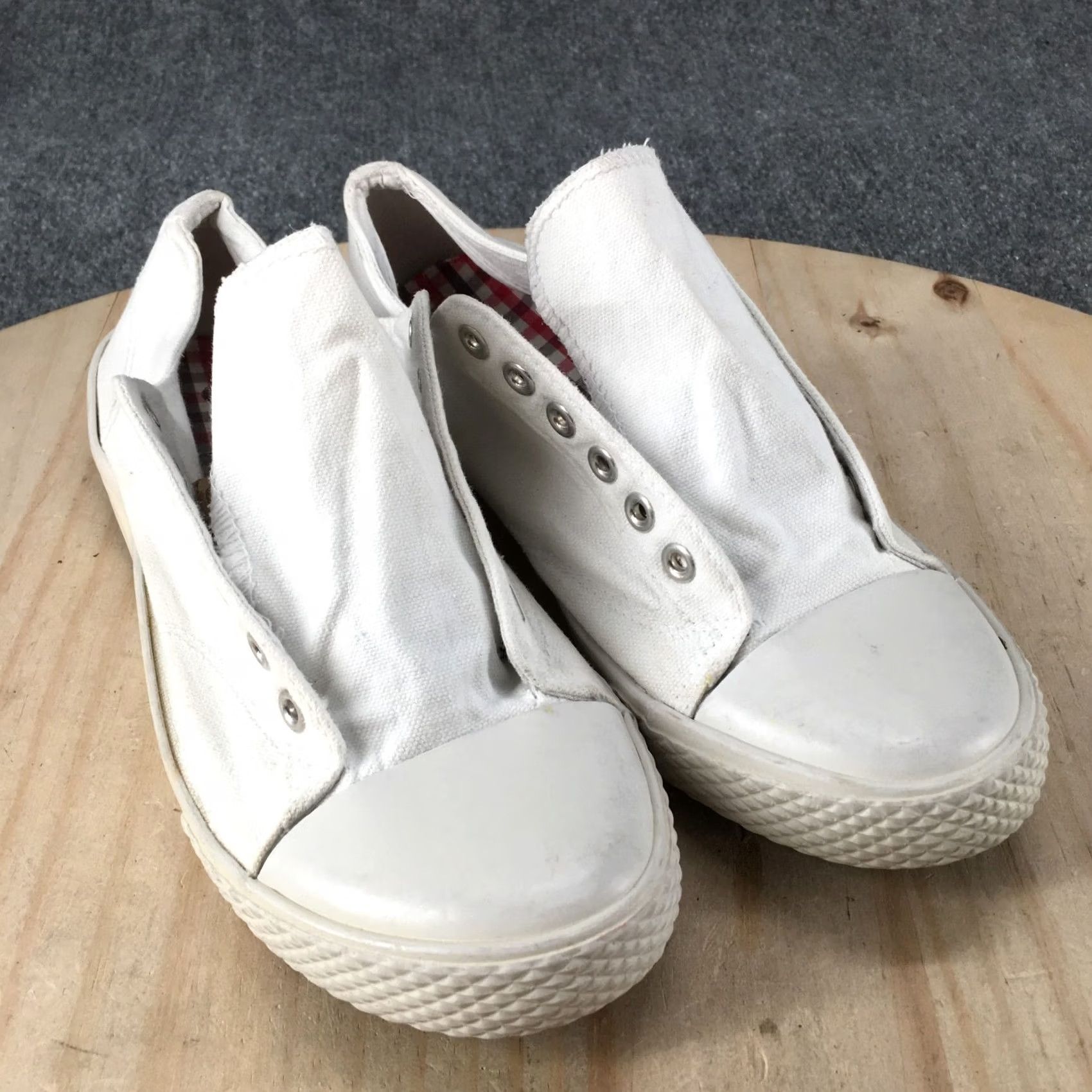 Airwalk Airwalk Sneakers Womens 9 White Legacee Slip-On Round Cap Toe Casual Comfort Size ONE SIZE - 3 Thumbnail