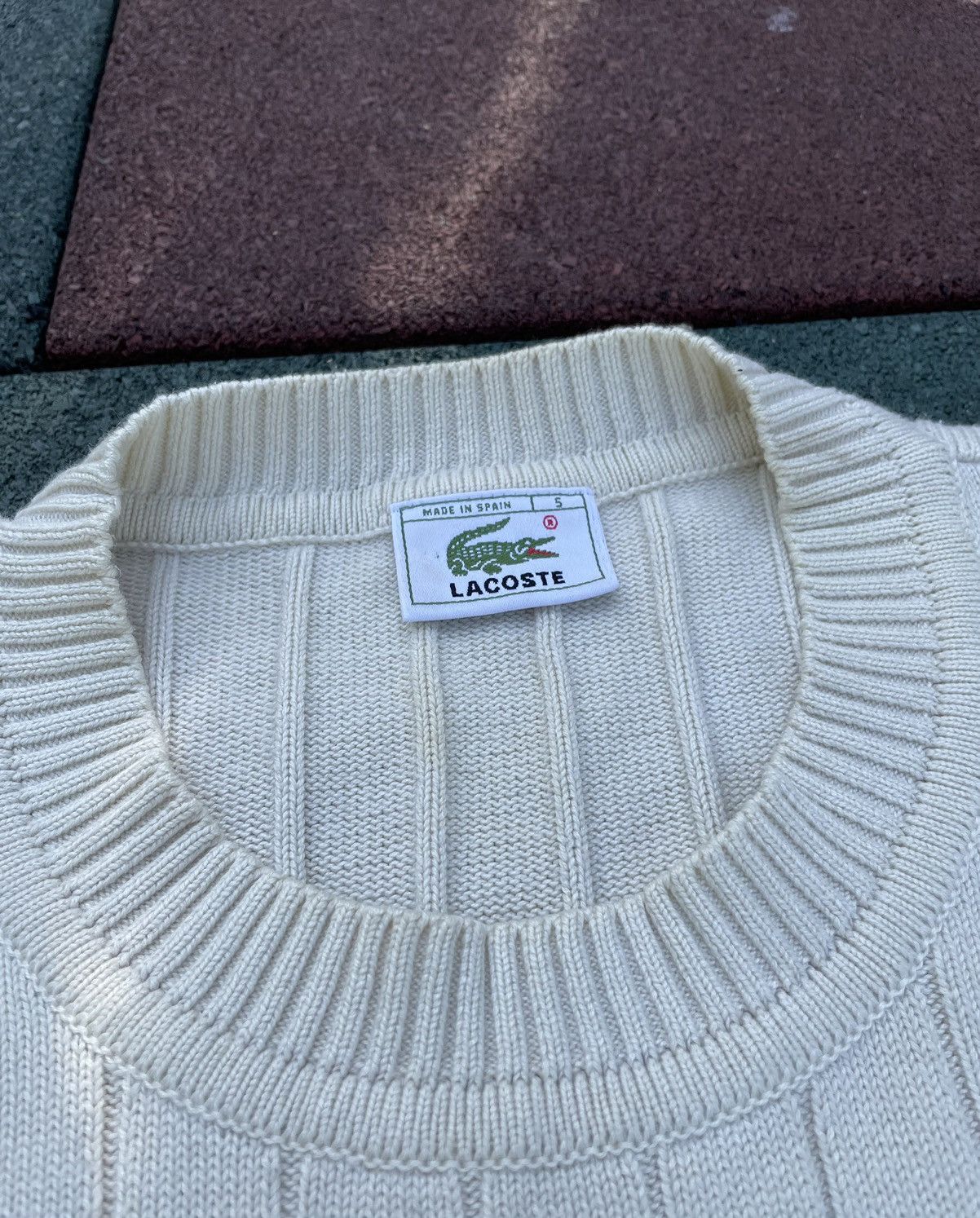 Lacoste Vintage LACOSTE Sweater lacoste yachting pullover rare Size US L / EU 52-54 / 3 - 4 Thumbnail