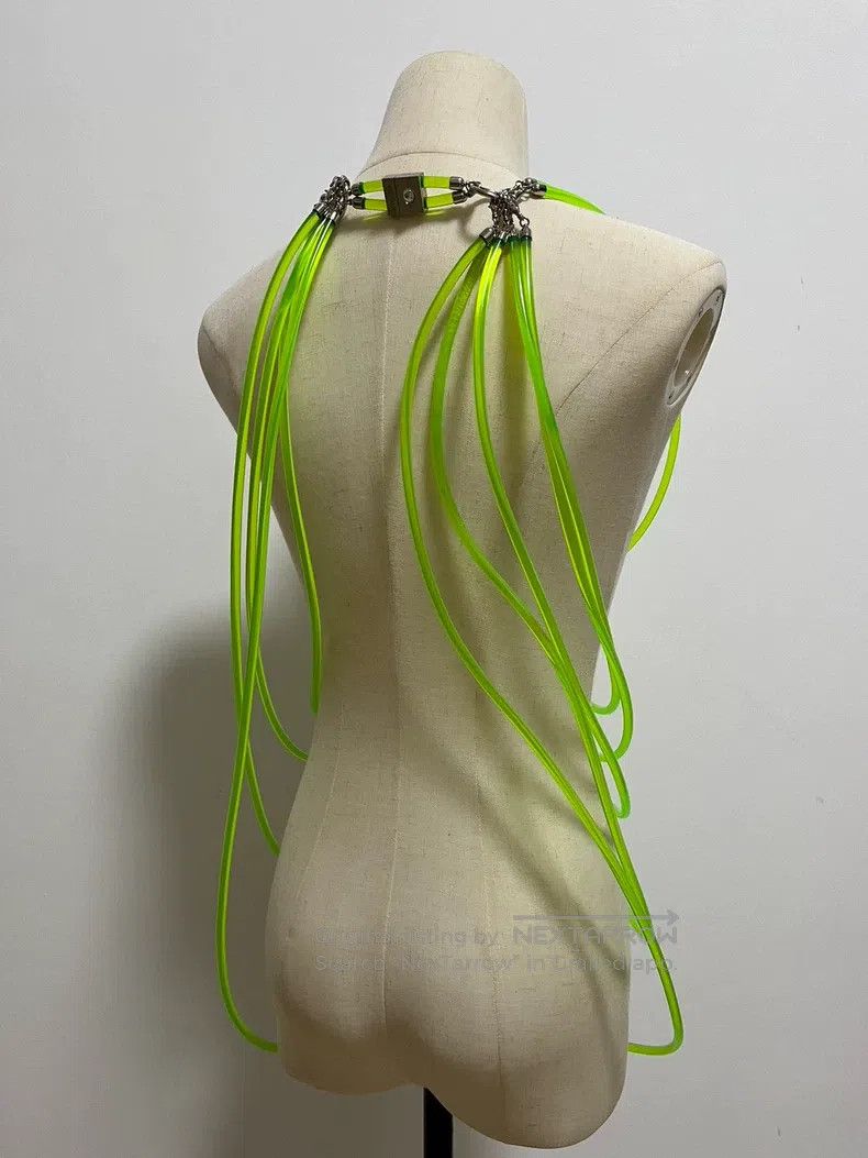 Japanese Brand Japanese Brand Fotus Green fluorescent tube necklace Size ONE SIZE - 2 Thumbnail