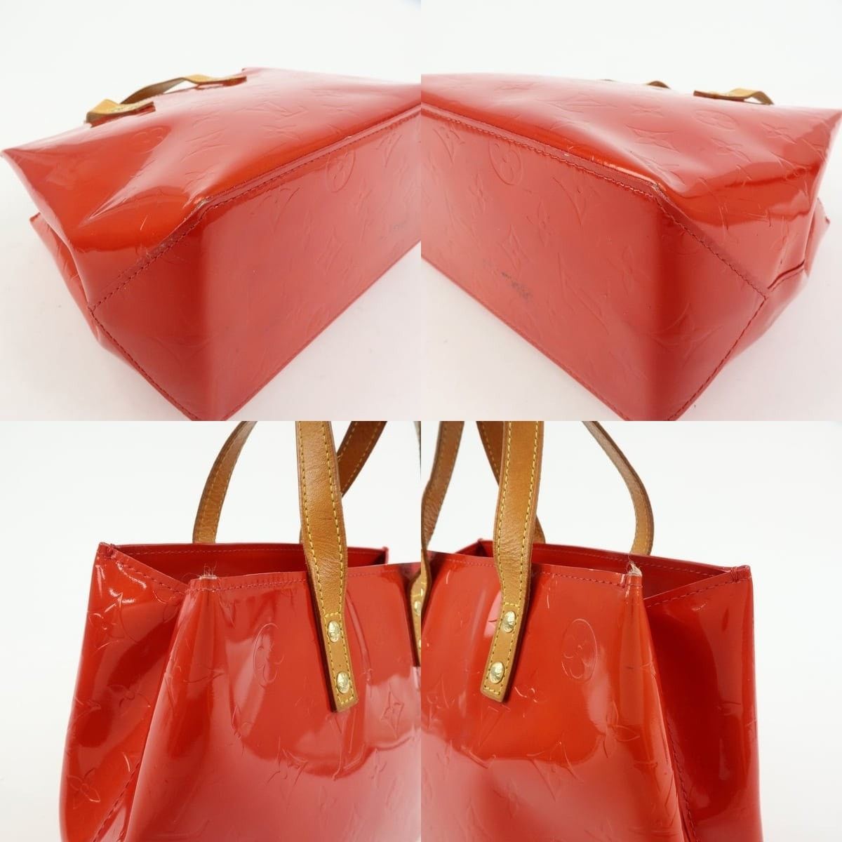 Louis Vuitton Louis Vuitton Monogram Vernis Lead PM Tote Red Size ONE SIZE - 5 Thumbnail