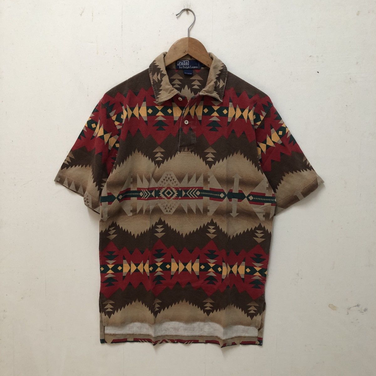 Polo Ralph Lauren Vintage Polo Ralph Lauren Navajo Polo Shirt Rare Size US S / EU 44-46 / 1 - 1 Thumbnail