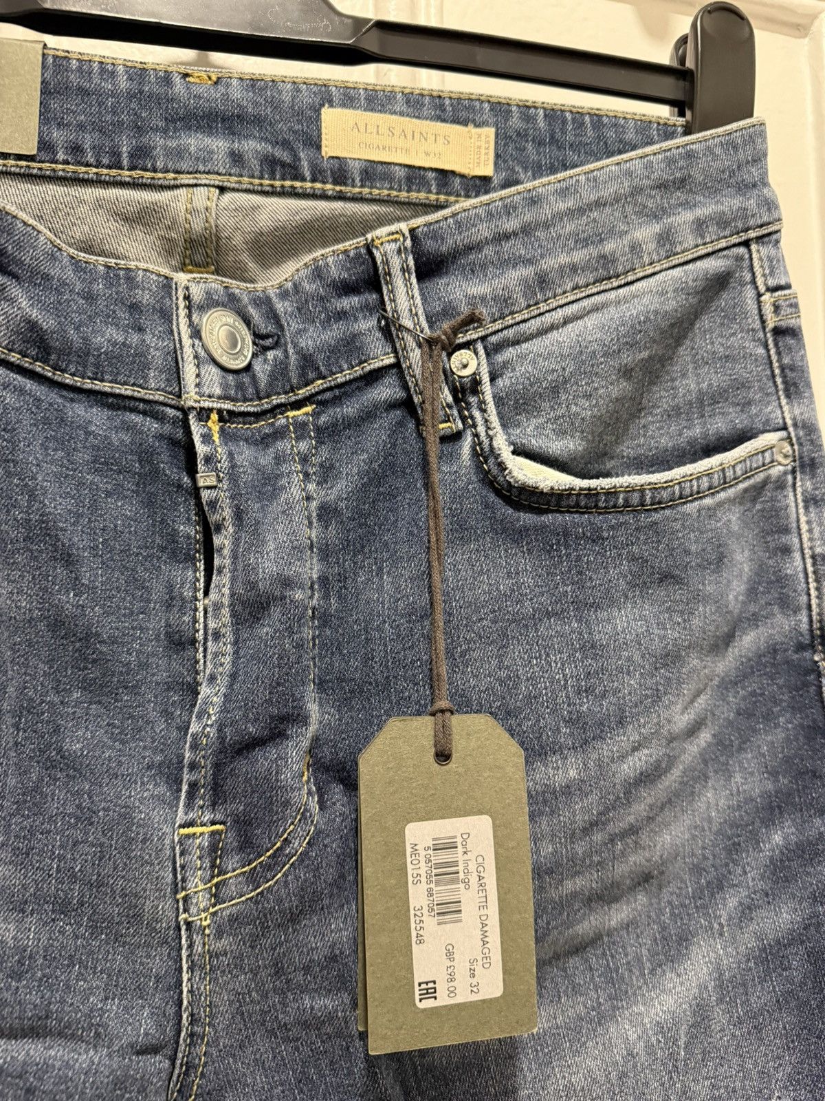 Allsaints Allsaints Cigarette Jeans Size US 32 / EU 48 - 3 Thumbnail