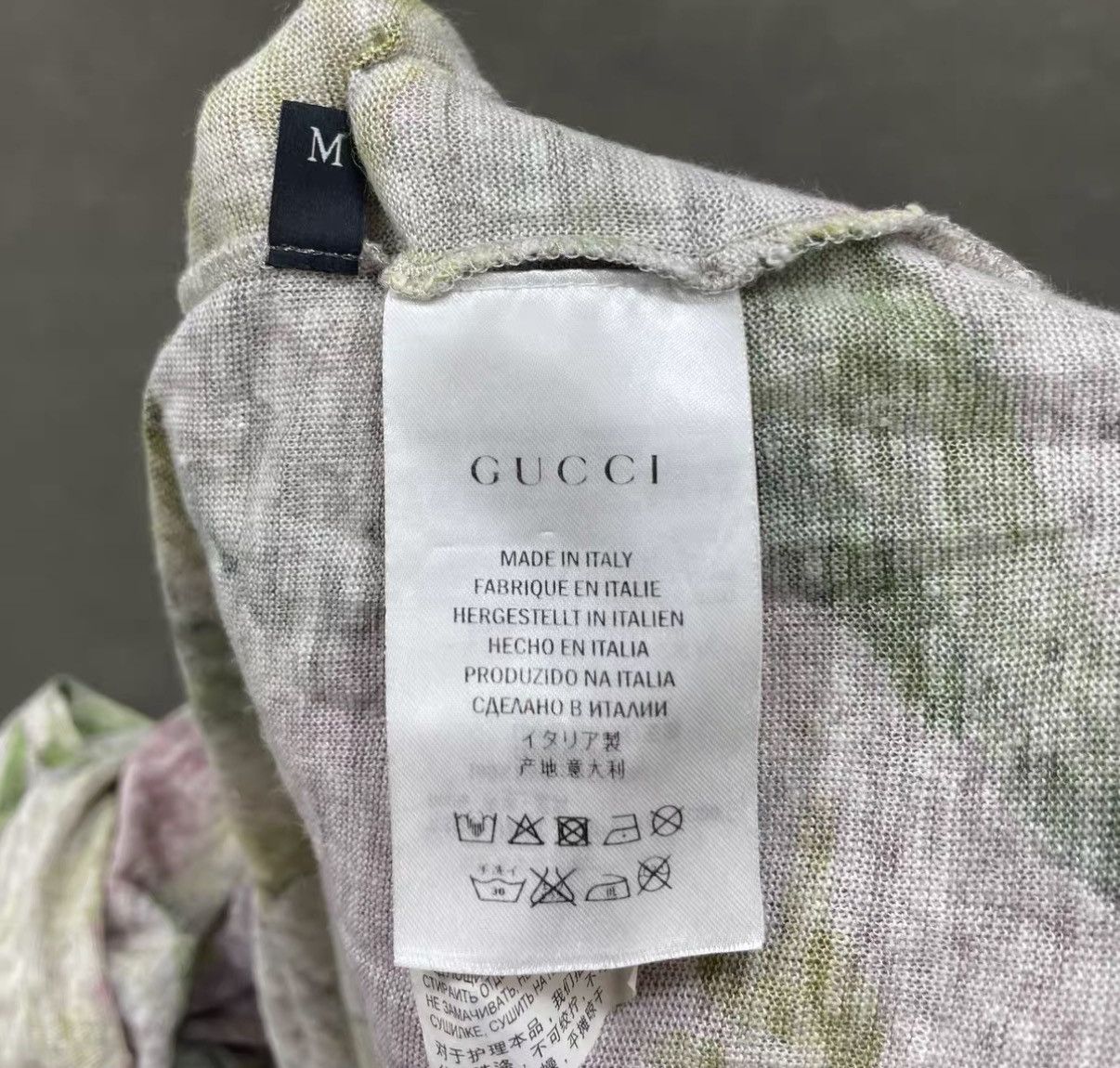 Gucci GUCCI Linen Floral Short Sleeve T‑shirt J16 Size US M / EU 48-50 / 2 - 6 Thumbnail