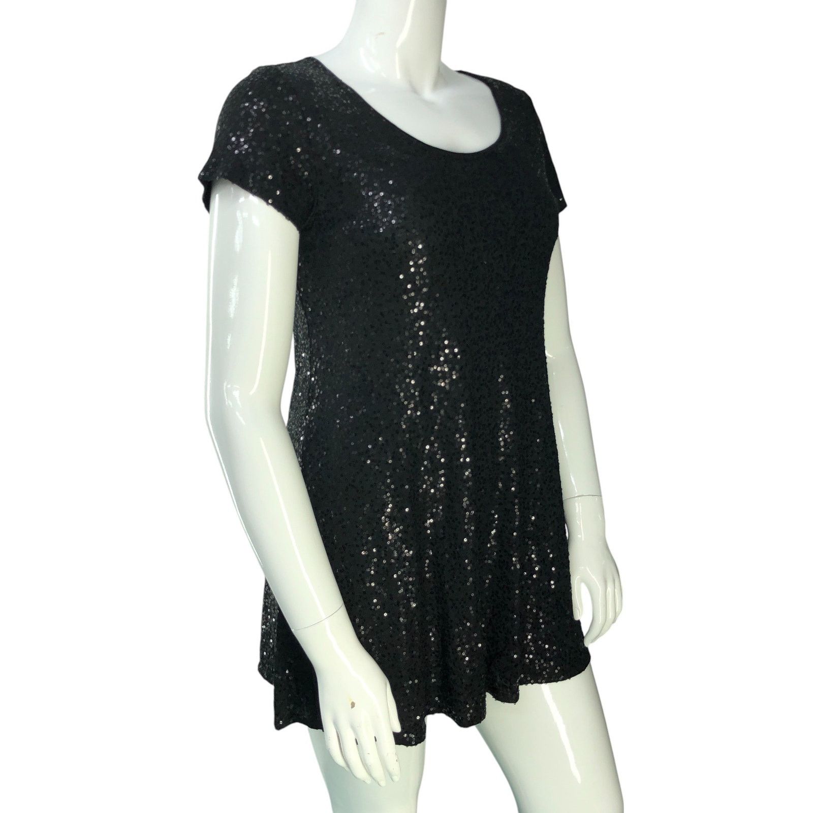 Eileen Fisher Eileen Fisher Size M Dress Silk Sequin T Shirt Short Sleeve Size M / US 6-8 / IT 42-44 - 11 Thumbnail