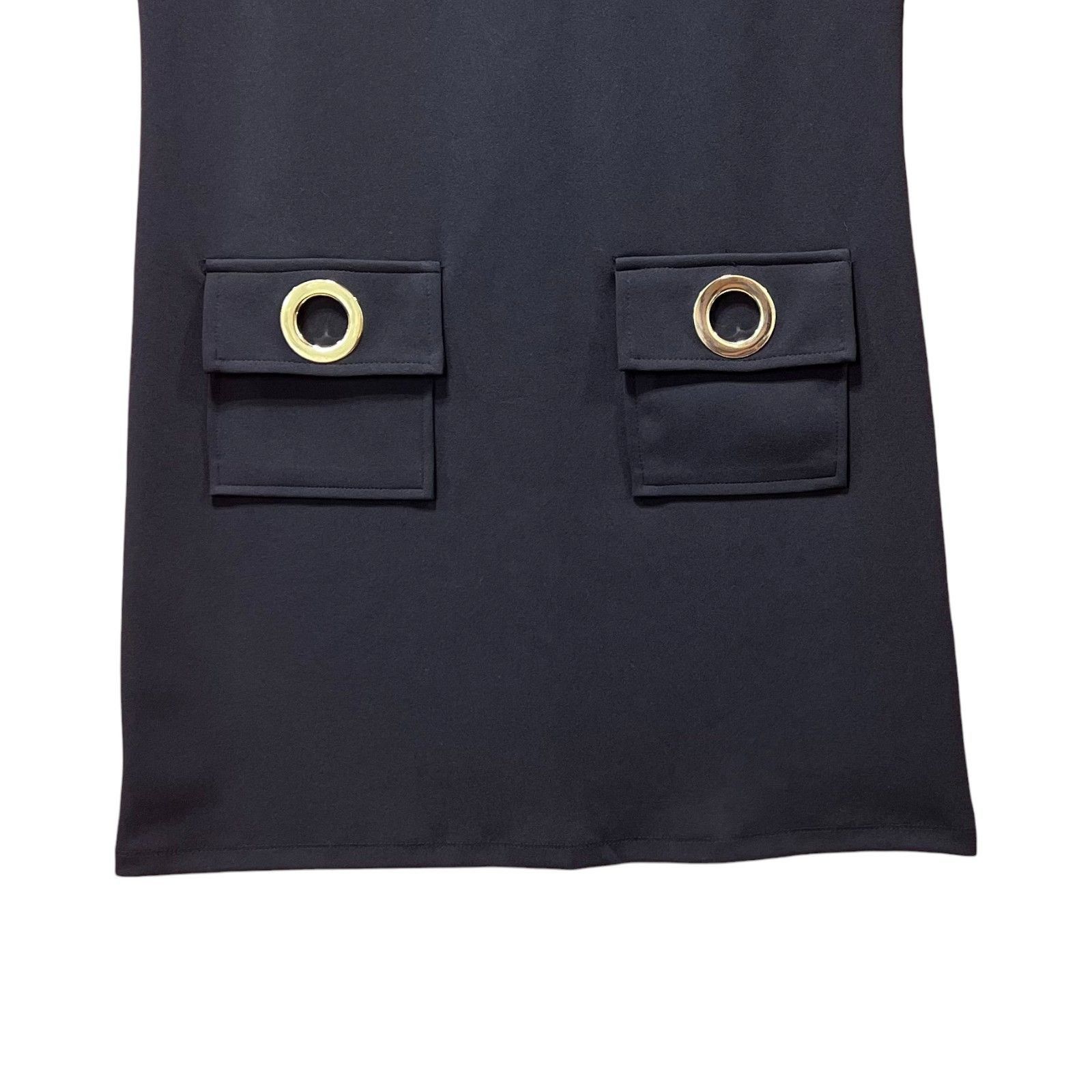 Other MSK - Women's Sleeveless Shift Dress Petite - Navy Blue - Pe Size M / US 6-8 / IT 42-44 - 17 Thumbnail