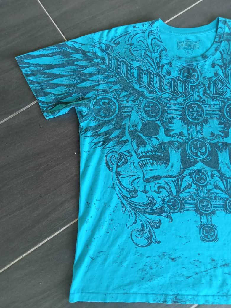 Japanese Brand MMA Elite AOP Affliction Style Tee Size US L / EU 52-54 / 3 - 4 Thumbnail