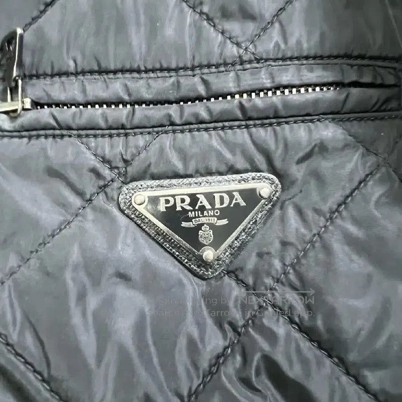 Prada Prada Black Men's Quilted Jacket. Size US M / EU 48-50 / 2 - 5 Thumbnail