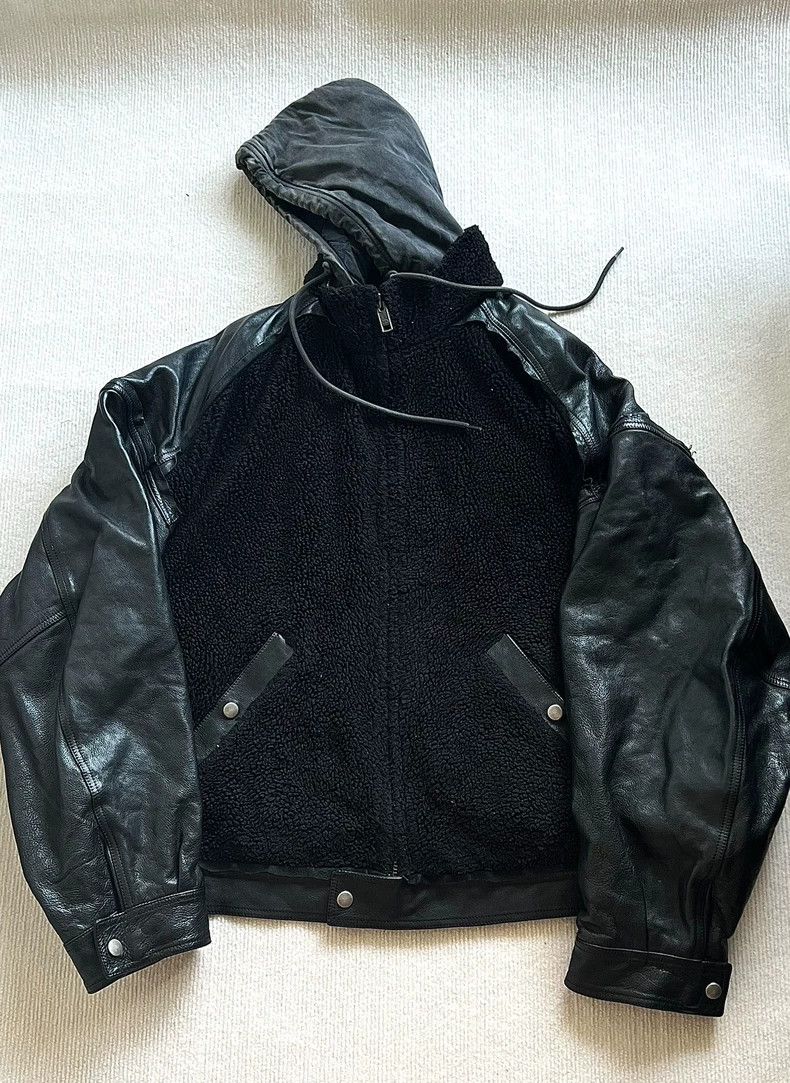 Balenciaga Balenciaga Polar fleece cowhide hooded jacket Size US M / EU 48-50 / 2 - 1 Thumbnail