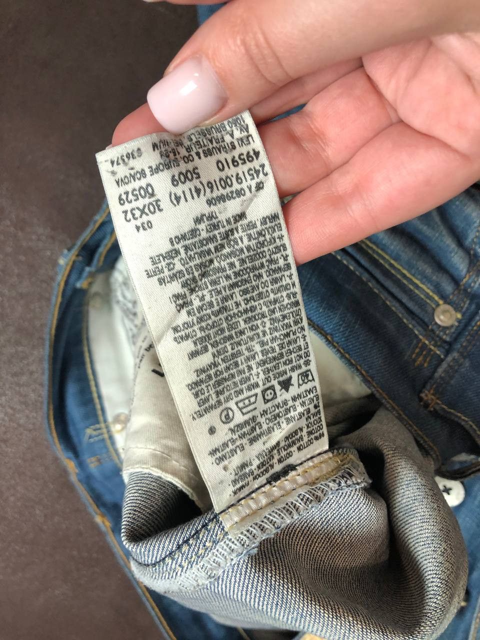 Levi's Levi's 519 Jeans Mens Straight Button Fly Blue Denim Size US 30 / EU 46 - 11 Thumbnail