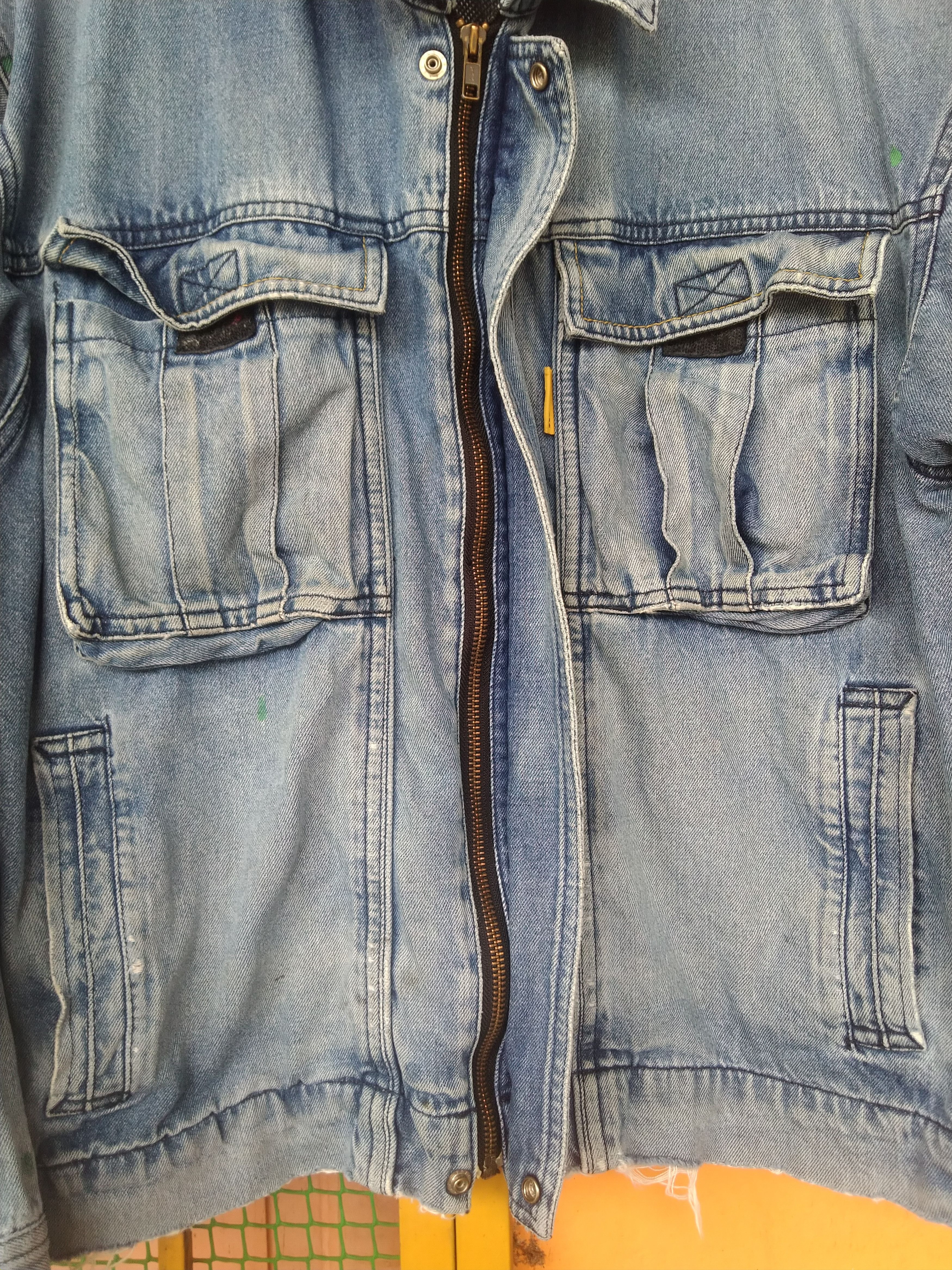 Japanese Brand × Vintage Even River Distressed Denim Jacket Size US L / EU 52-54 / 3 - 6 Thumbnail