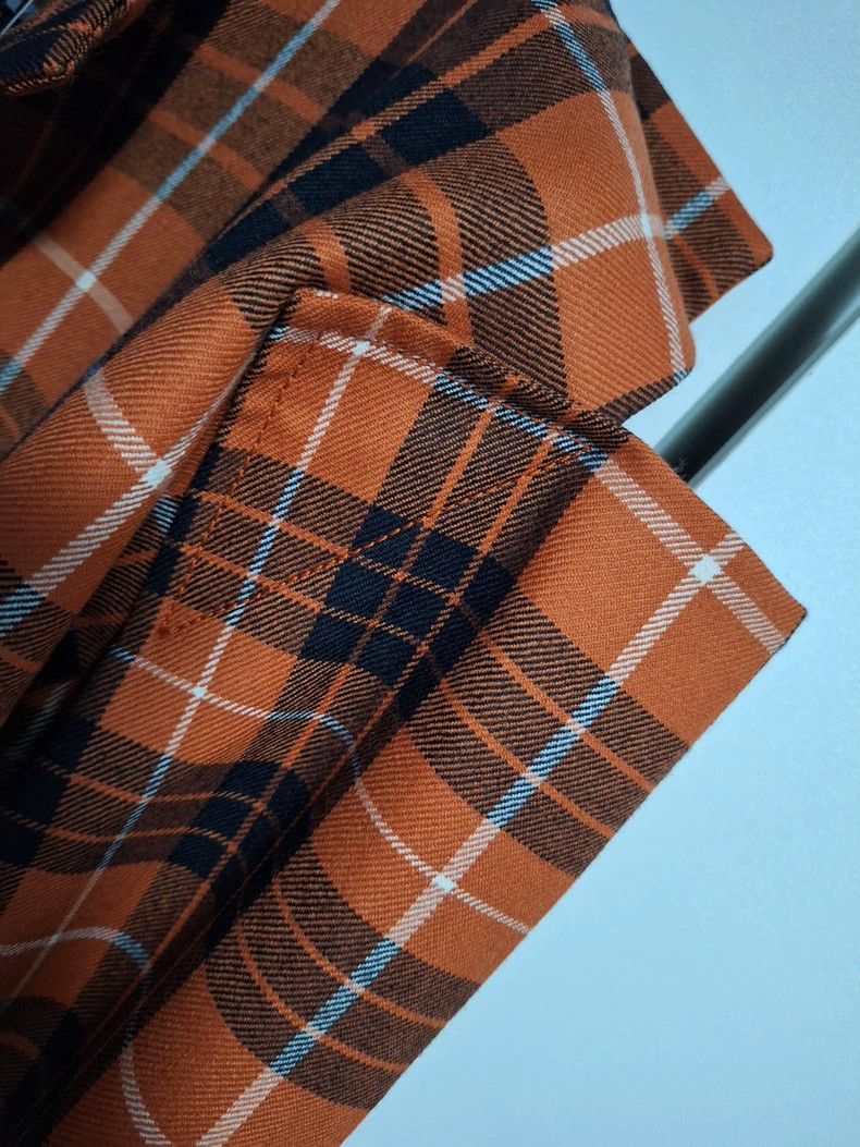 Vivienne Westwood Vivienne Westwood Orange checkered jacket Size L / US 10 / IT 46 - 3 Thumbnail