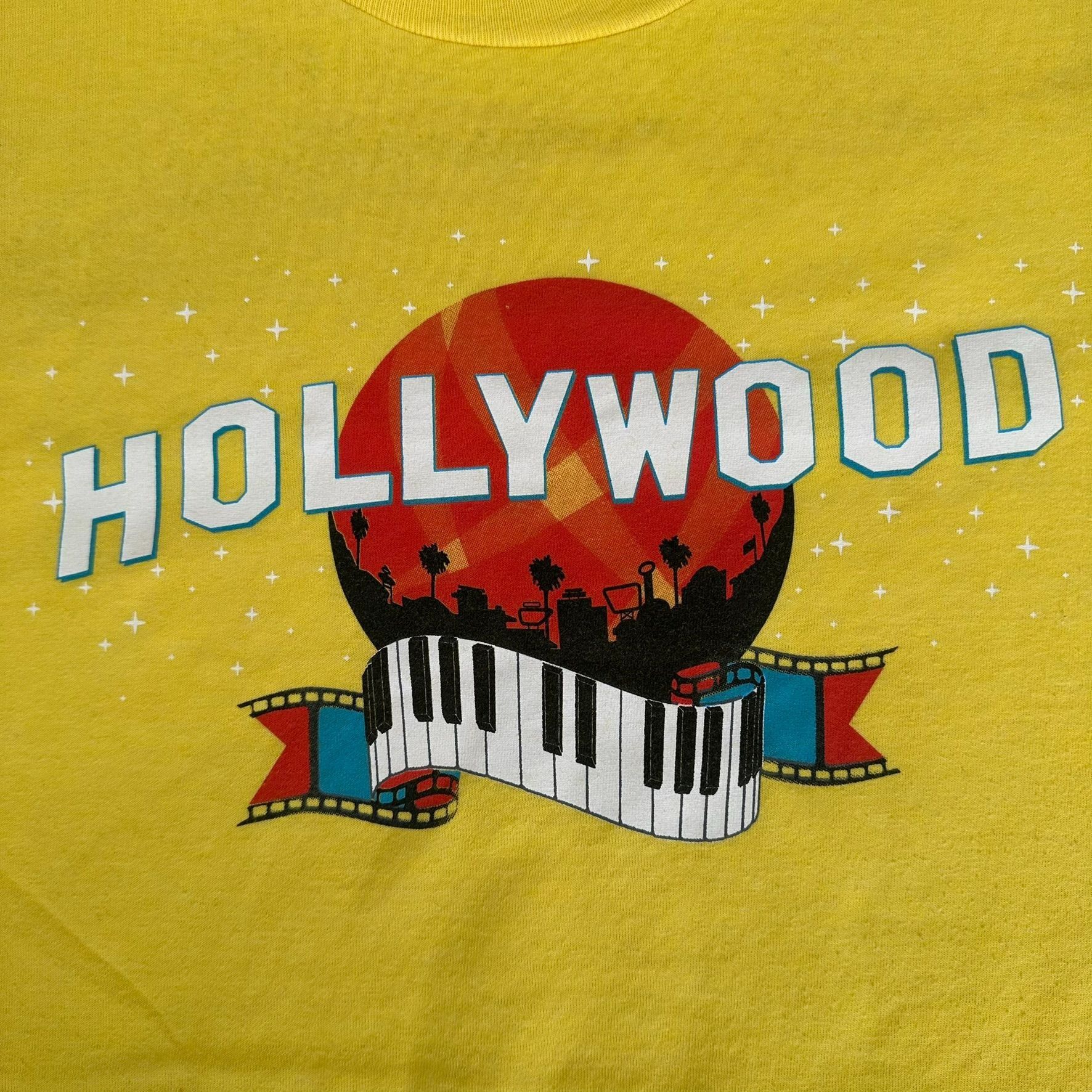 Fruit Of The Loom Vintage Y2K Hollywood California T-Shirt Los Angeles Tee Size US XL / EU 56 / 4 - 2 Thumbnail