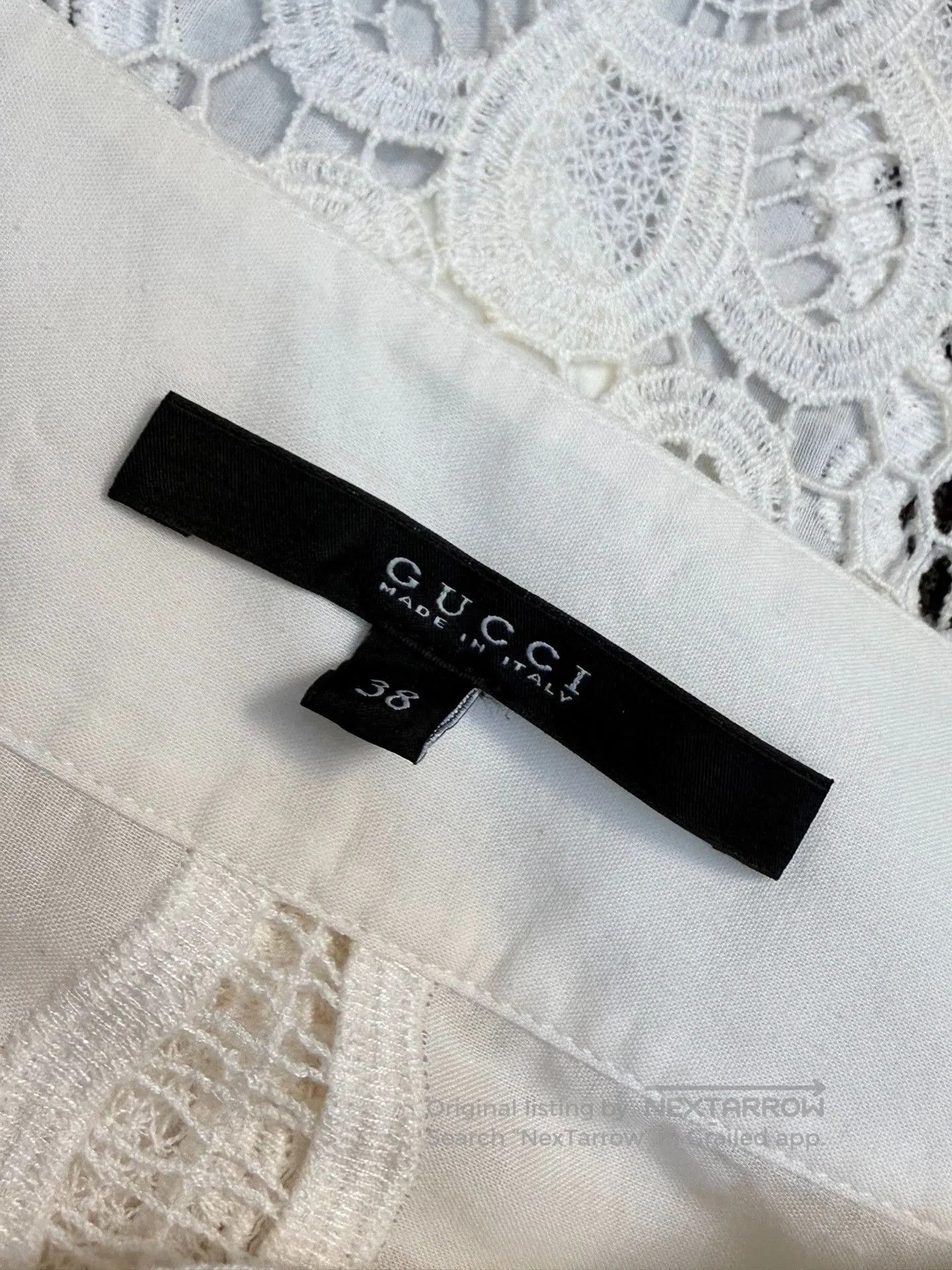 Other Vintage White Long-Sleeve Shirt. Size M / US 6-8 / IT 42-44 - 3 Thumbnail