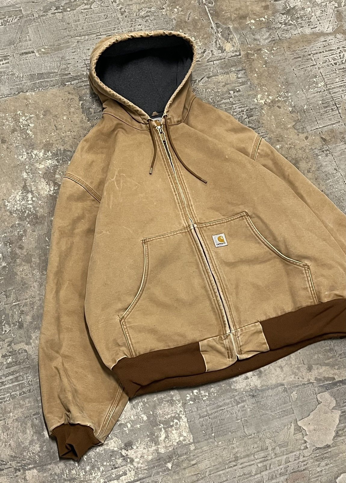 Carhartt Rare vintage hooded carhartt workwear jacket Size US XXL / EU 58 / 5 - 2 Thumbnail