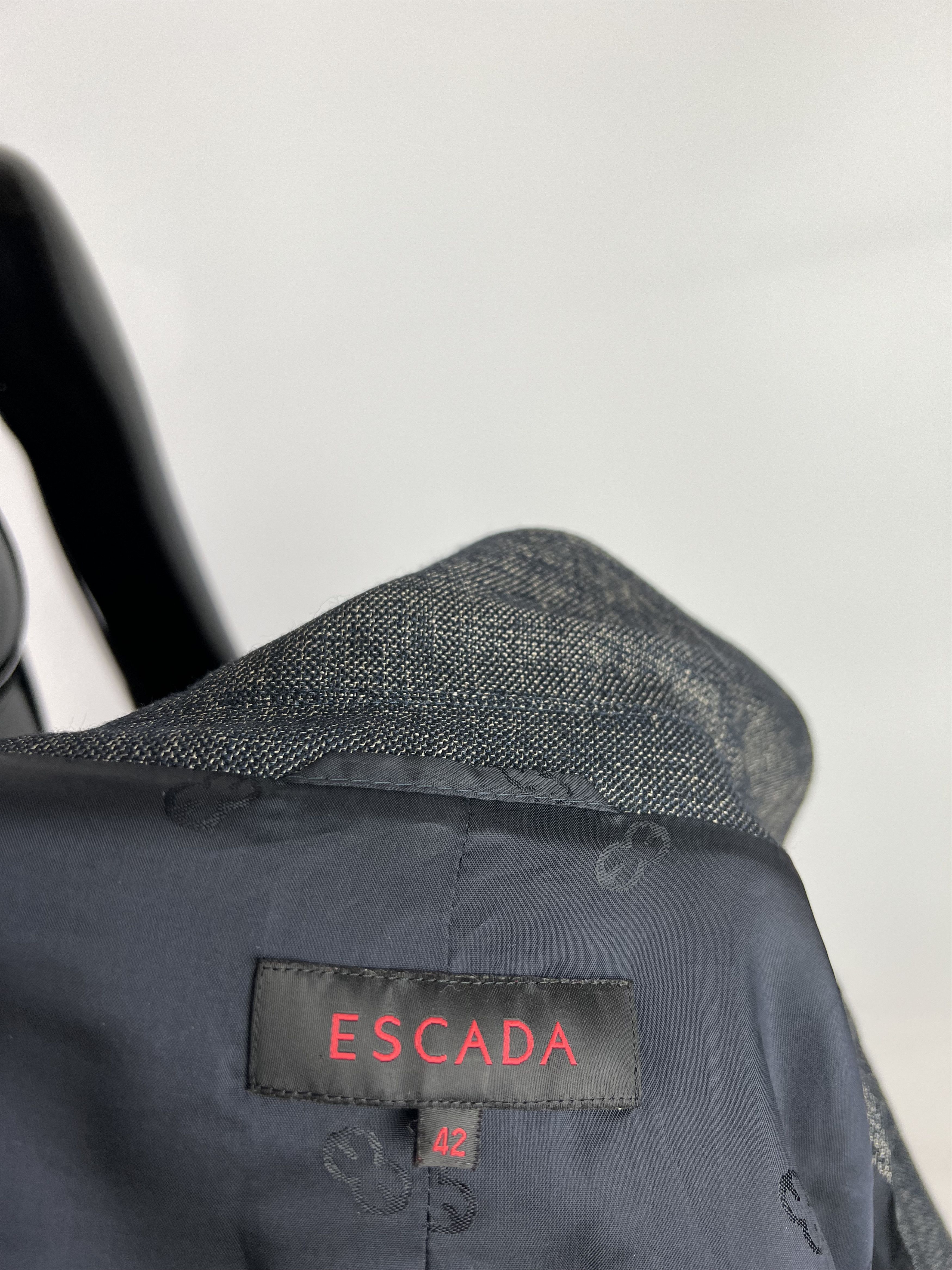 Escada Escada Wool Suit Size 42 Size XL / US 12-14 / IT 48-50 - 9 Thumbnail