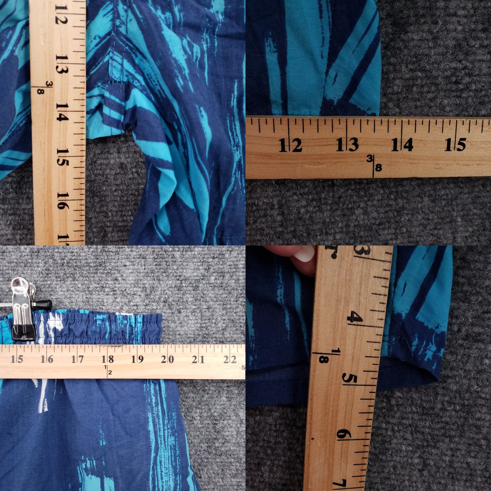 Members Only VINTAGE Members Only Shorts Men XL Blue Tie Dye Surfing Beach Wear Size US 36 / EU 52 - 8 Thumbnail