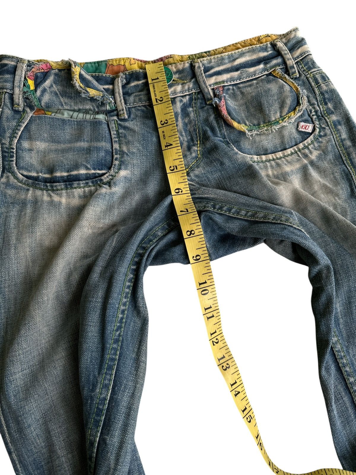 Kapital Flare Miss Sixty Butterfly Embroid . Size US 28 / EU 44 - 4 Thumbnail