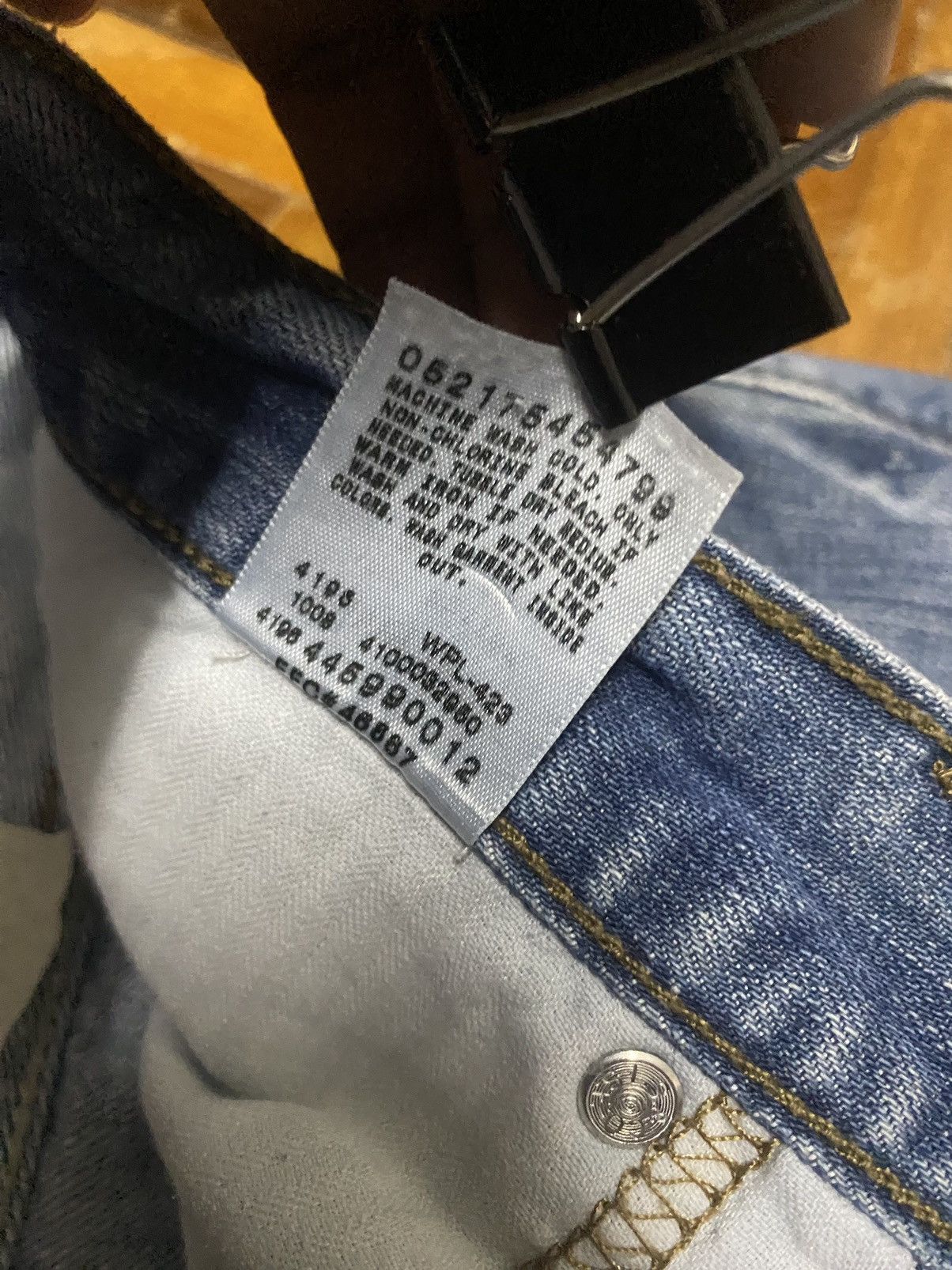 Japanese Brand Baggy Jean Silver Tad Size US 31 - 6 Thumbnail