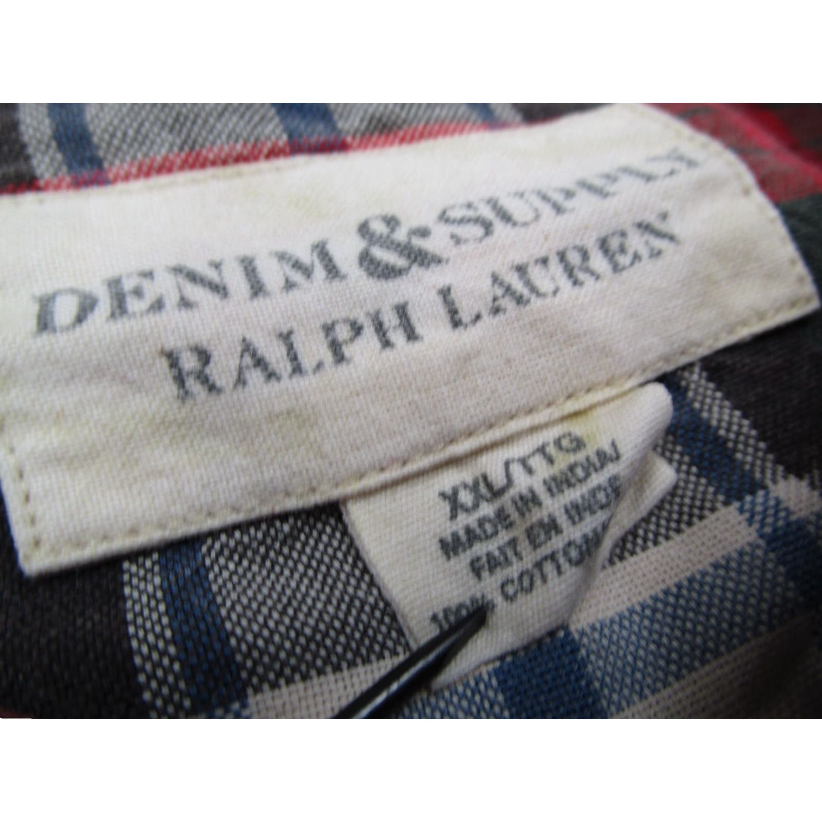 Ralph Lauren Denim & Supply Ralph Lauren Shirt Mens 2XL Red Plaid Button Up Workwear Size US XXL / EU 58 / 5 - 3 Thumbnail