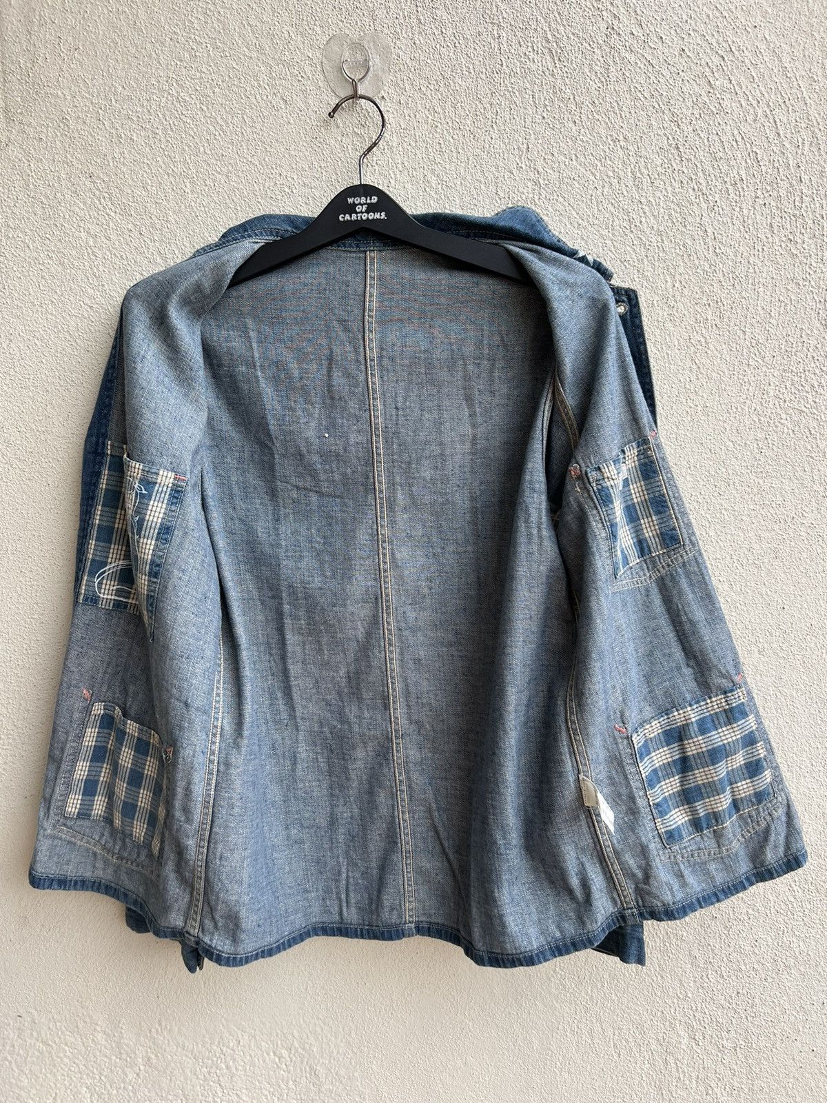 Porter Classic Porter Classic Light Denim Multiple Pocket Chore Jacket Size US S / EU 44-46 / 1 - 18 Thumbnail