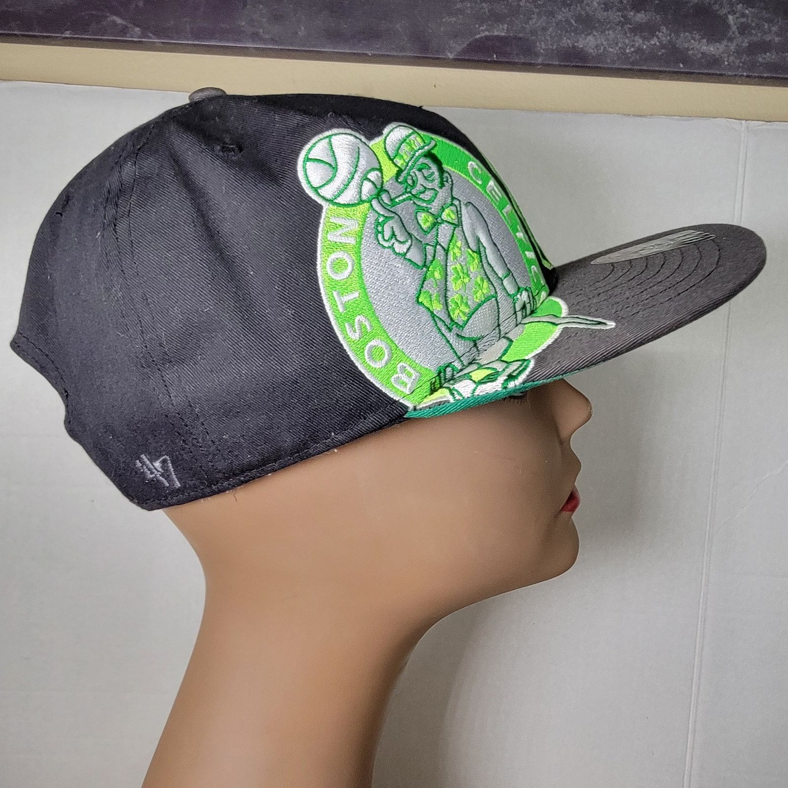 47 Brand 47 Brand Boston Celtics Snap Back Hat - One Size NWT Size ONE SIZE - 3 Thumbnail