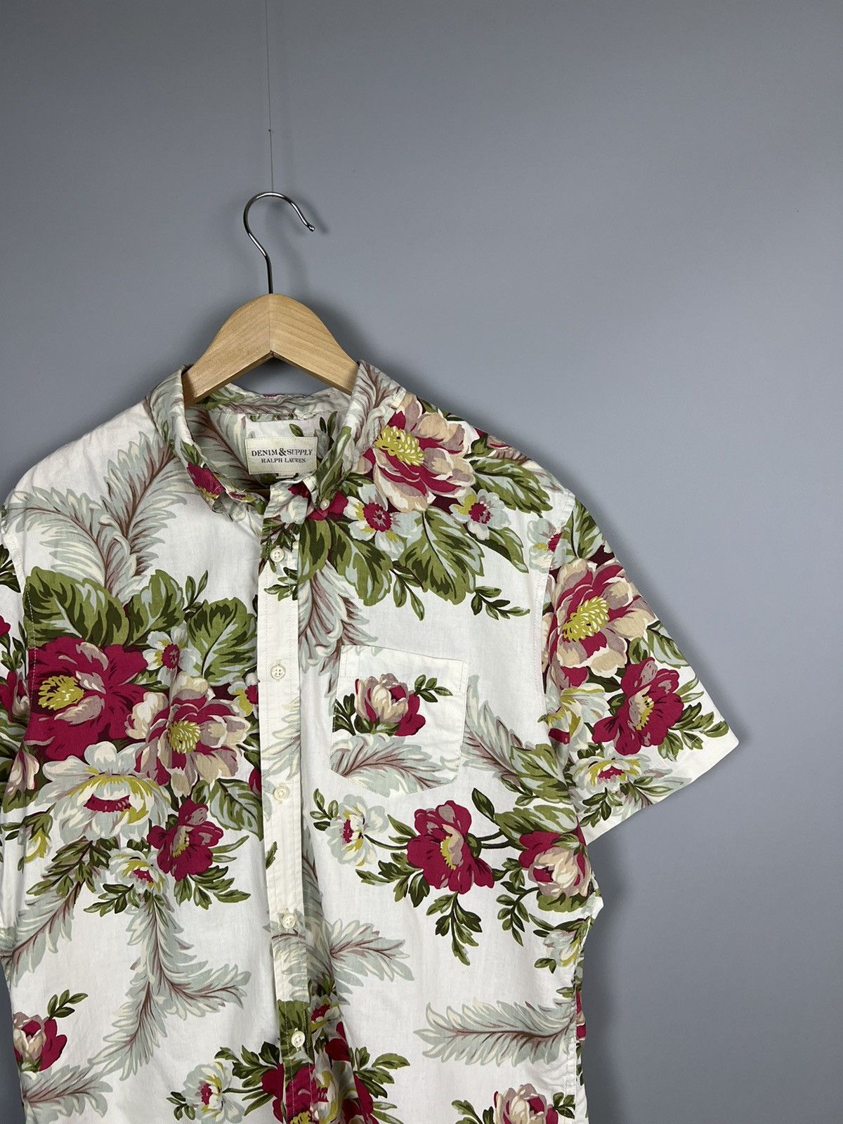 Denim & Supply Ralph Lauren (L) RARE Denim&Supply Ralph Lauren Flower Shirt Size US L / EU 52-54 / 3 - 3 Thumbnail
