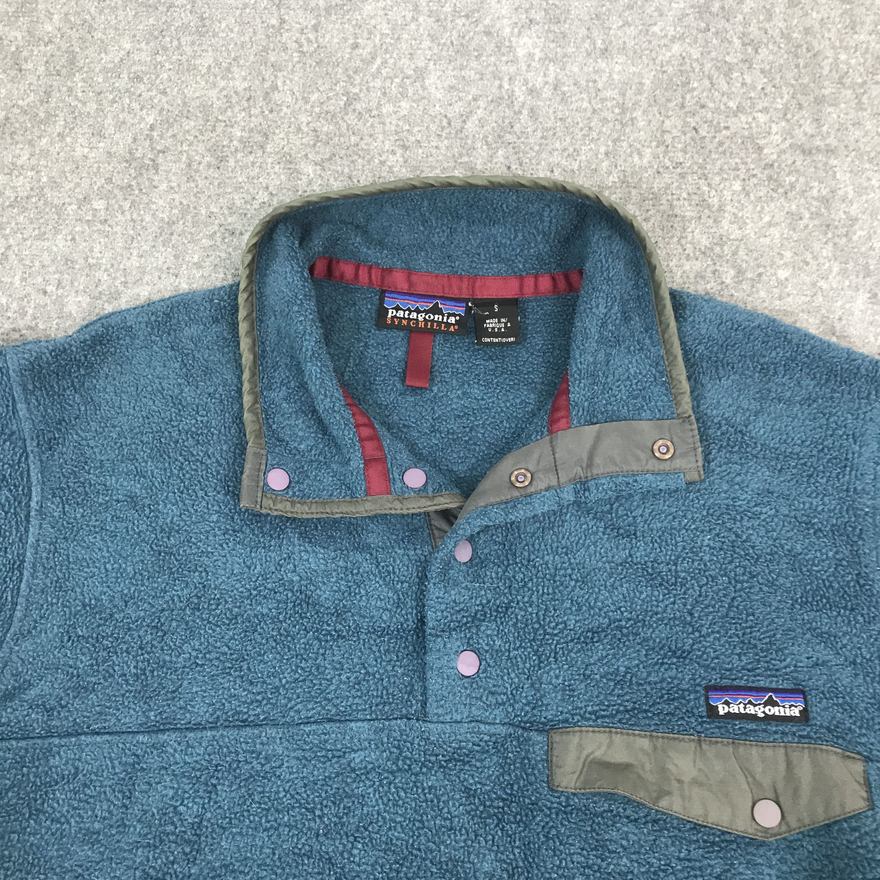 Patagonia Pantagonia fleece single pocket jacket Size US S / EU 44-46 / 1 - 7 Thumbnail