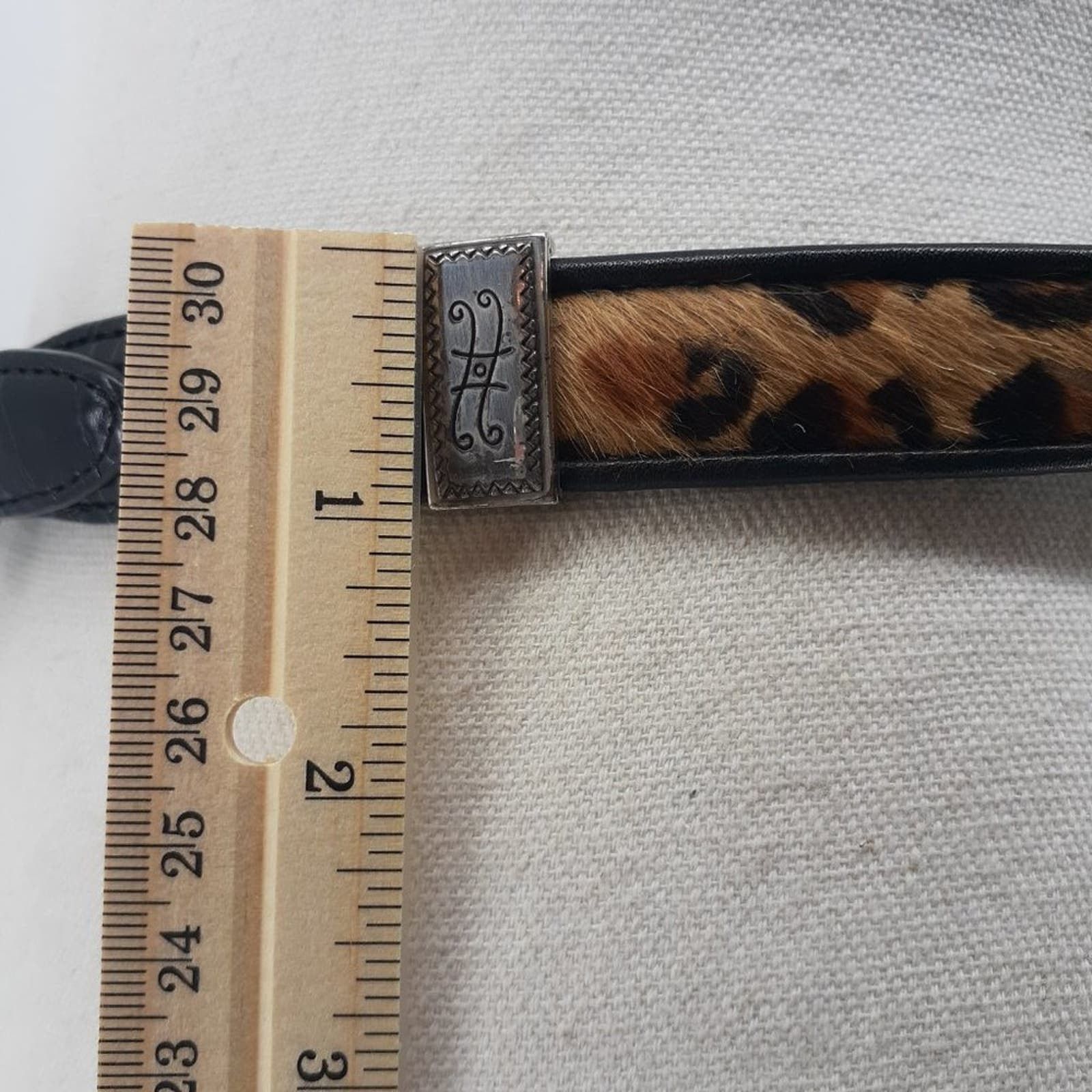 Brighton Vintage Brighton Belt Calf Hair Fur Zebra leopard Croc M Size ONE SIZE - 13 Thumbnail