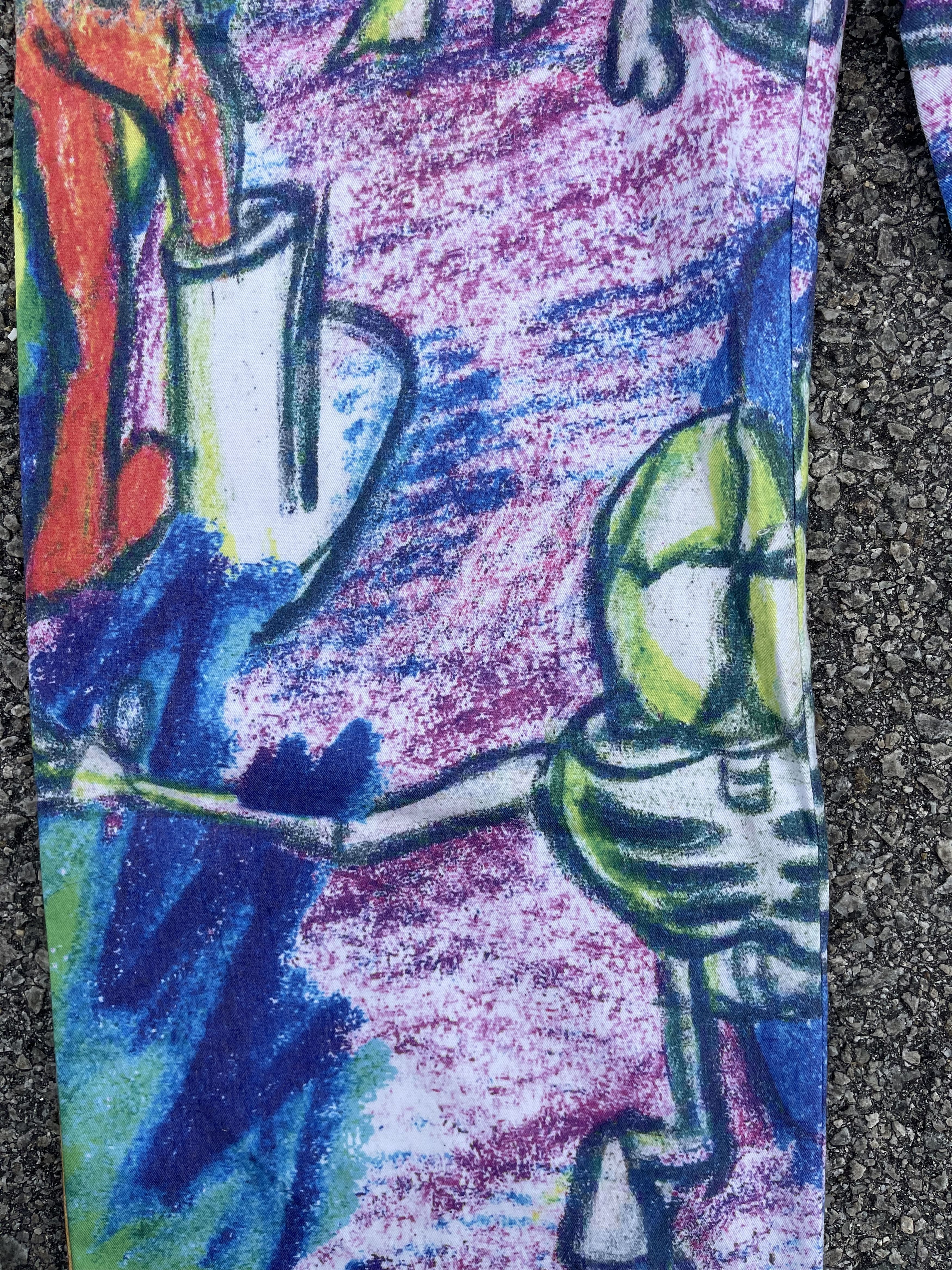 Nirvana “Skull Skater” Fullprint OVP Artwork Trouser Baggy Size US 30 / EU 46 - 6 Thumbnail