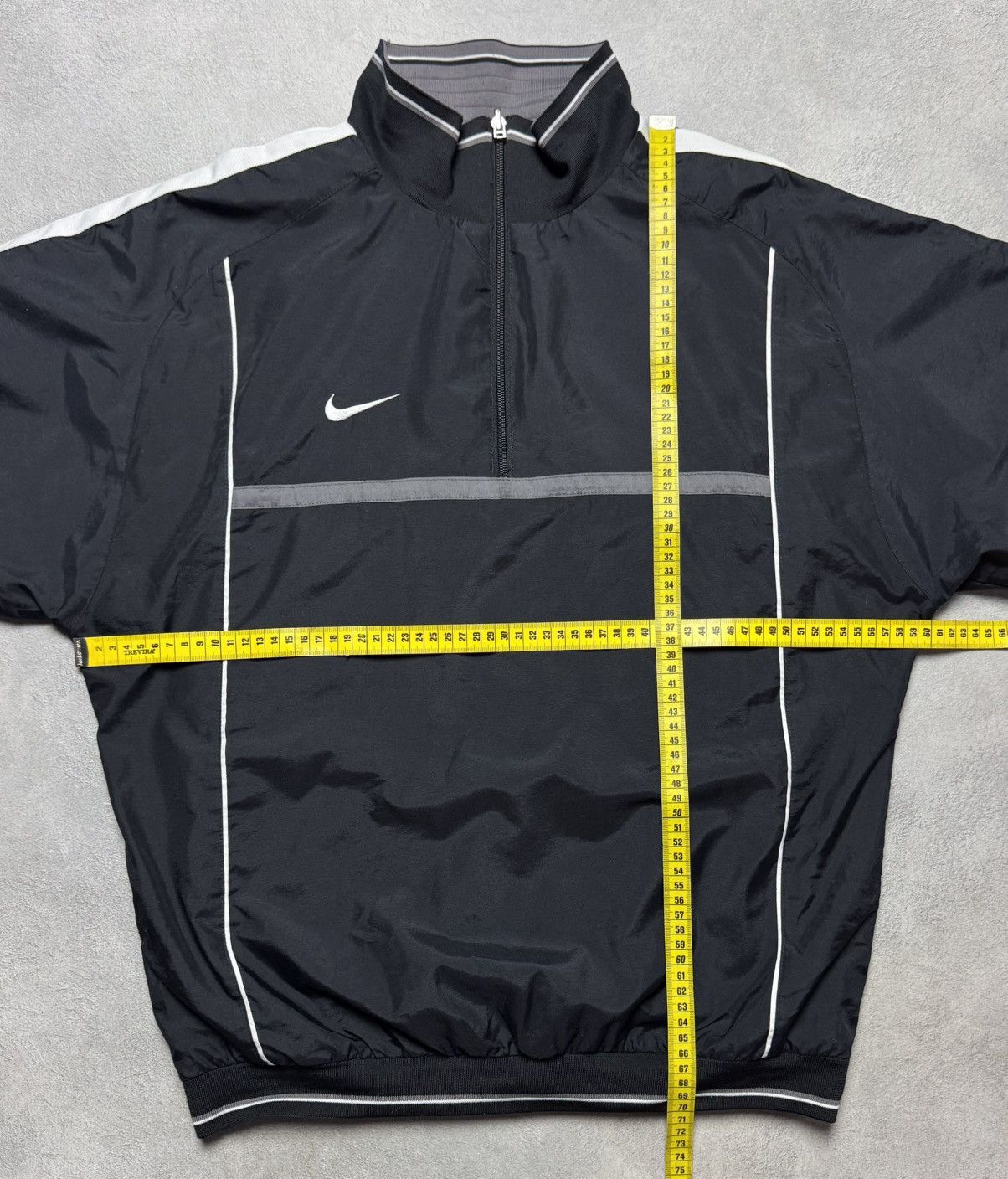 Nike Nike Vintage 1/4 Zip Nylon Reversible Sweatshirt Small Logo Size US L / EU 52-54 / 3 - 14 Thumbnail