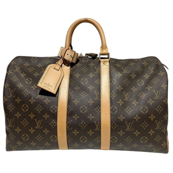 Louis Vuitton Louis Vuitton Louis Vuitton Keepall 45 Monogram Boston Bag Canvas Travel Bag M41428 Size ONE SIZE - 1 Thumbnail