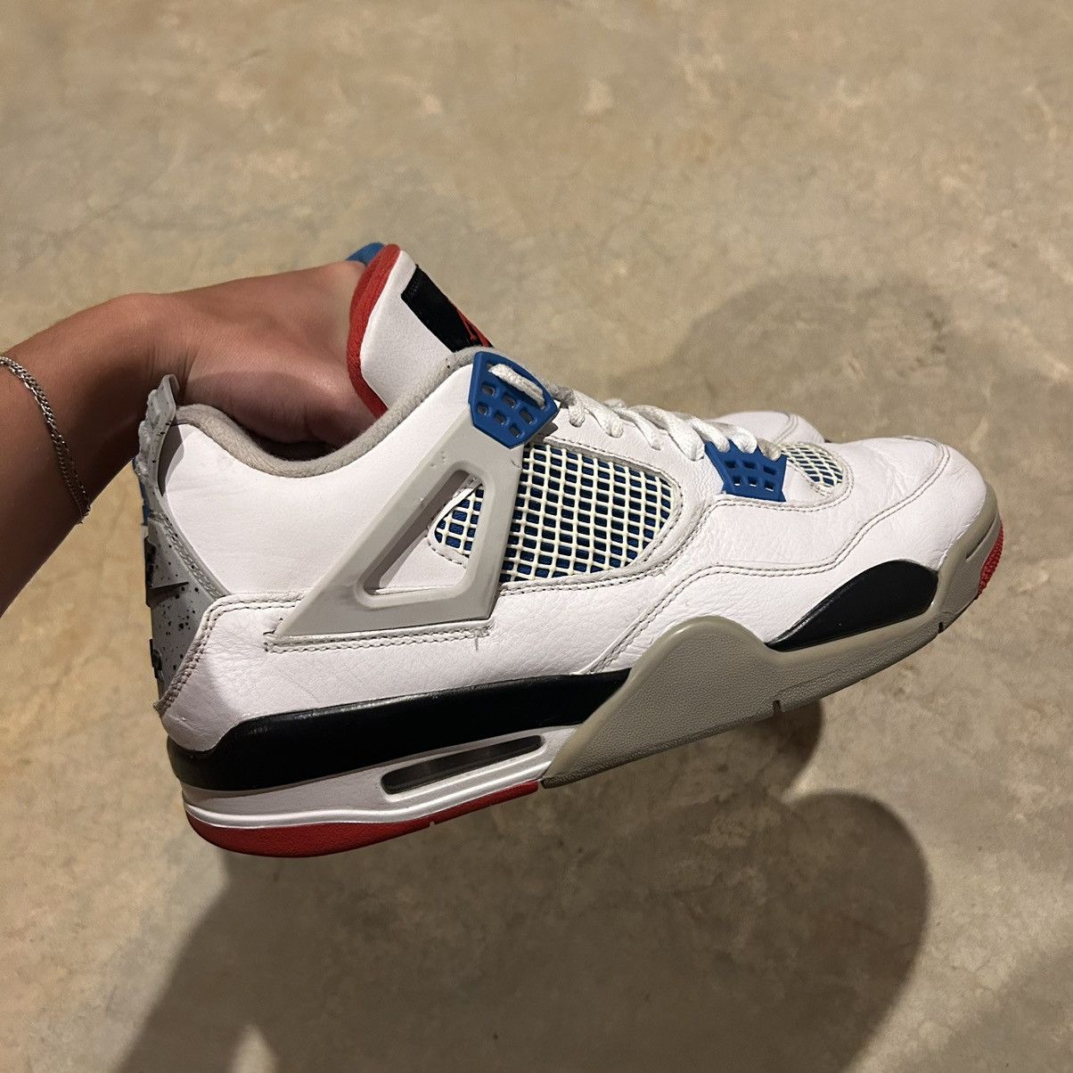 Jordan Brand × Nike Air Jordan 4 Retro What The 2019 US 11 Size US 11 / EU 44 - 5 Thumbnail