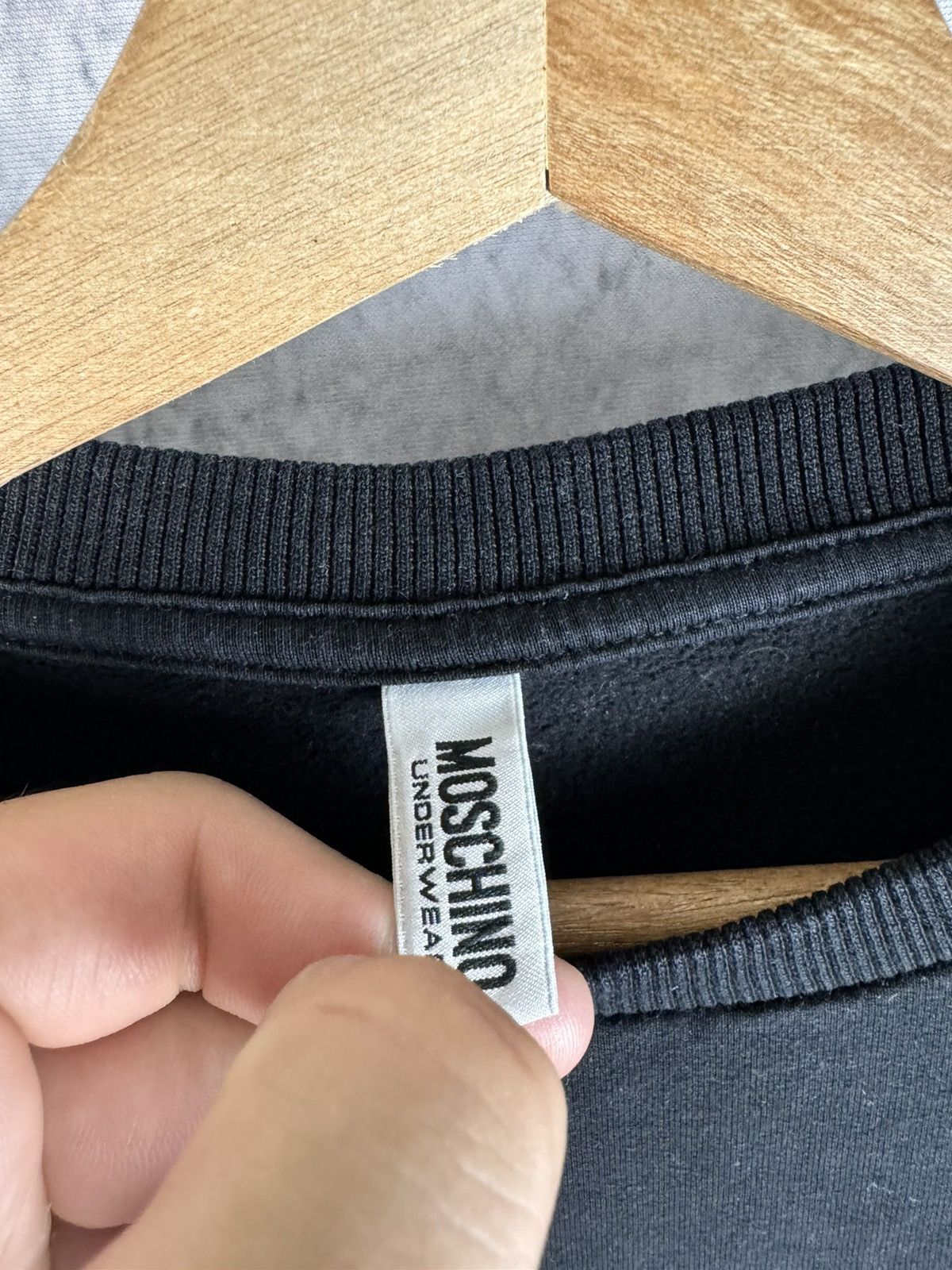 Moschino Moschino Stripes Black Crewneck Sweatshirt L Size US XS / EU 42 / 0 - 3 Thumbnail