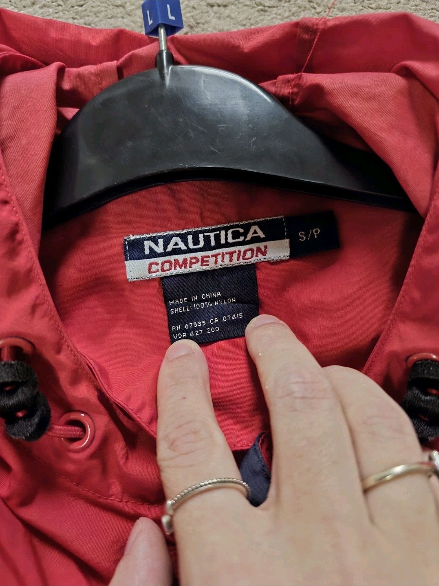 Nautica Nautica Competition Red Windbreaker Jacket S Size US S / EU 44-46 / 1 - 5 Thumbnail