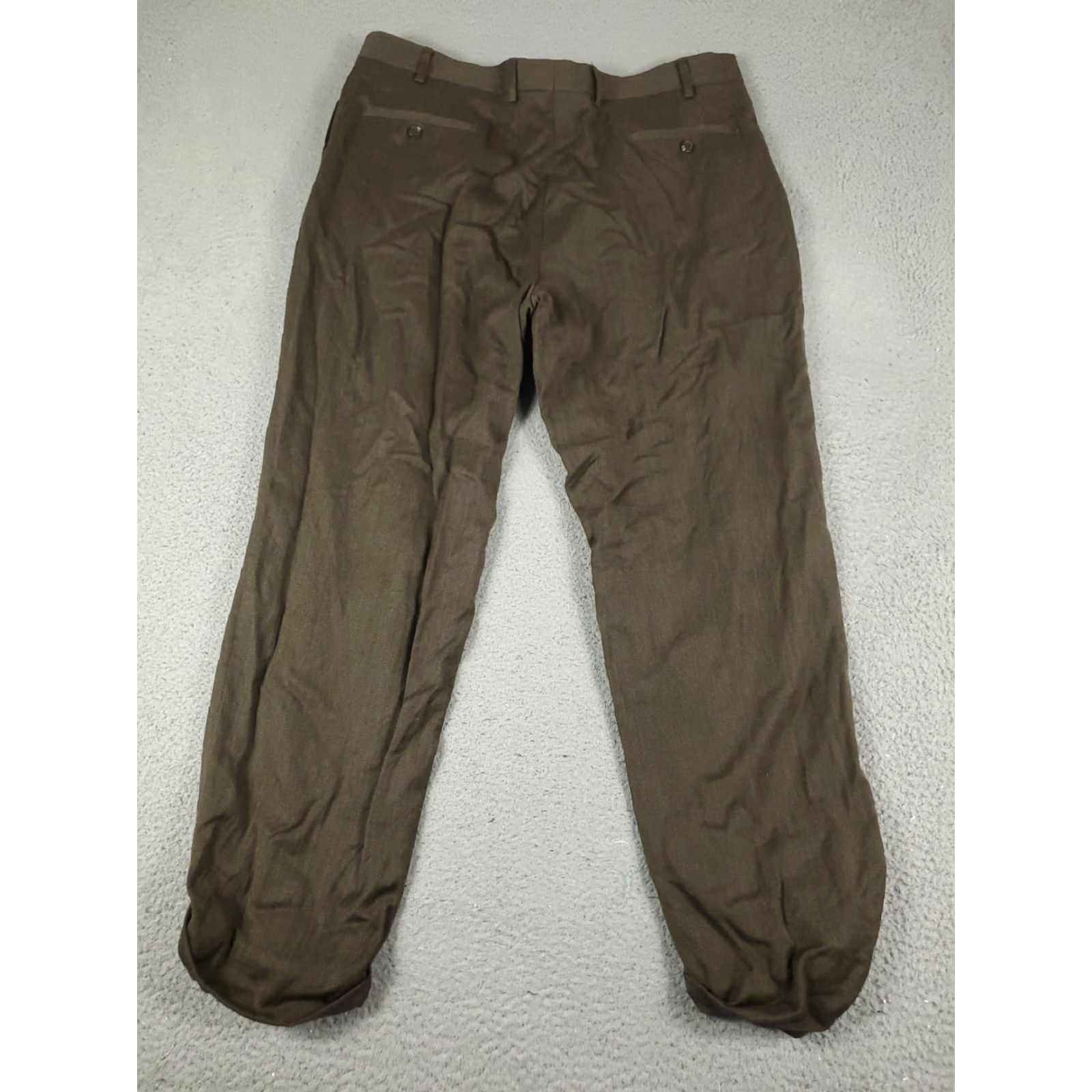 Ralph Lauren Ralph Lauren Dress Pants Mens 38x28 Brown Pleated Chino Trousers Regular Fit Size US 38 / EU 54 - 6 Thumbnail