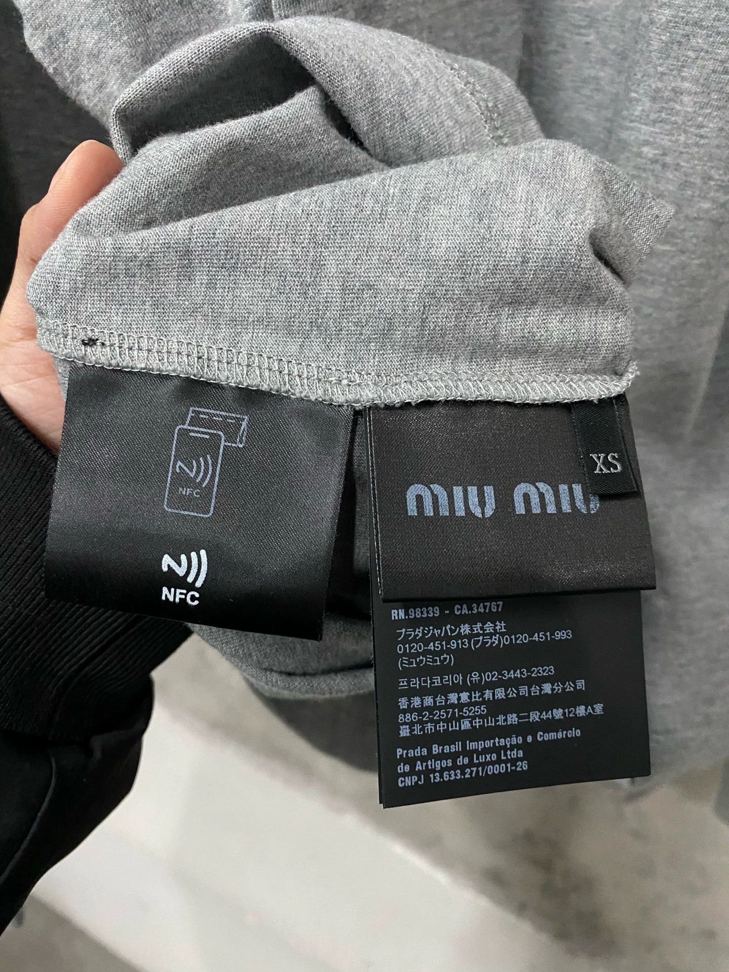 Miu Miu MIU MIU 25 Polo Long-Sleeve XS NEW Size XS / US 0-2 / IT 36-38 - 7 Thumbnail