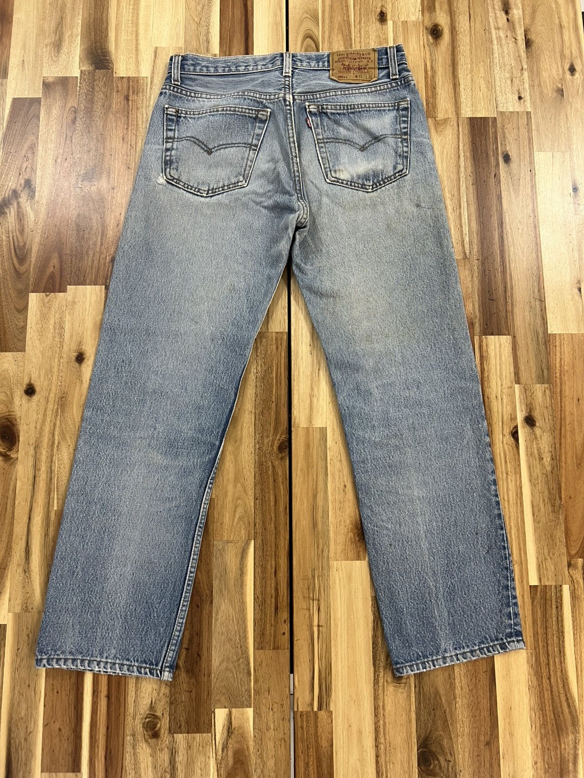 Levi's Vintage 90’s Levis 501XX Small e Non Selvedge Denim Jeans Size US 31 - 4 Thumbnail