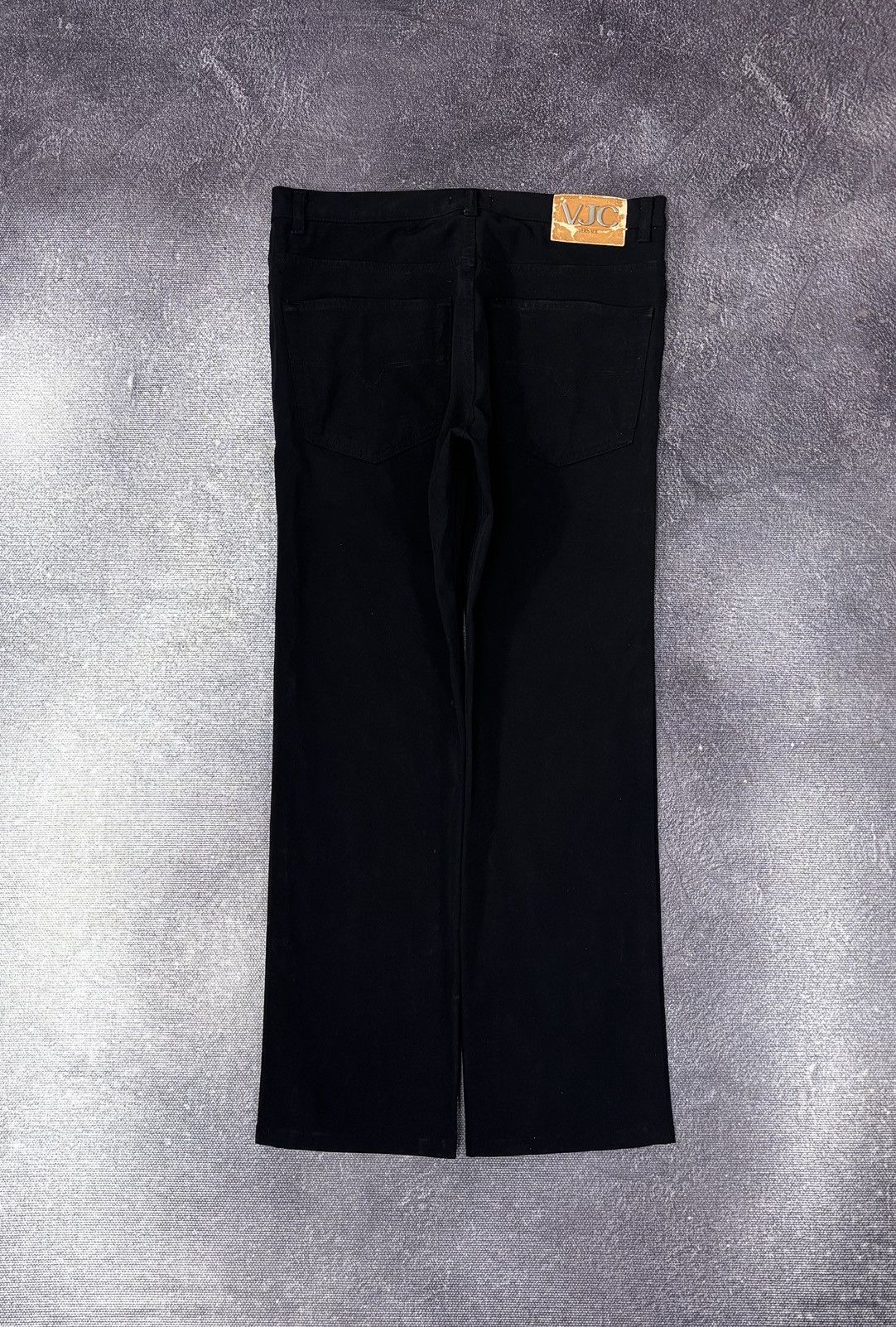 Versace Jeans Couture Versace Jeans Couture Vintage Women’s Black Stretch Pants Size 34" / US 12 / IT 48 - 2 Thumbnail
