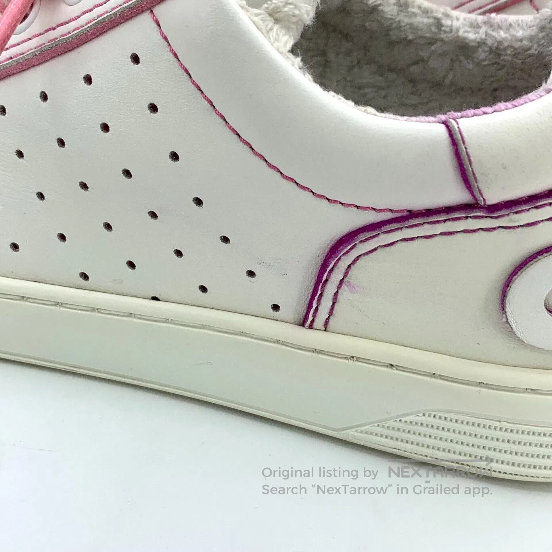 Chanel Chanel White Lace-Up Suede Sneakers. Size US 8 / EU 41 - 9 Thumbnail