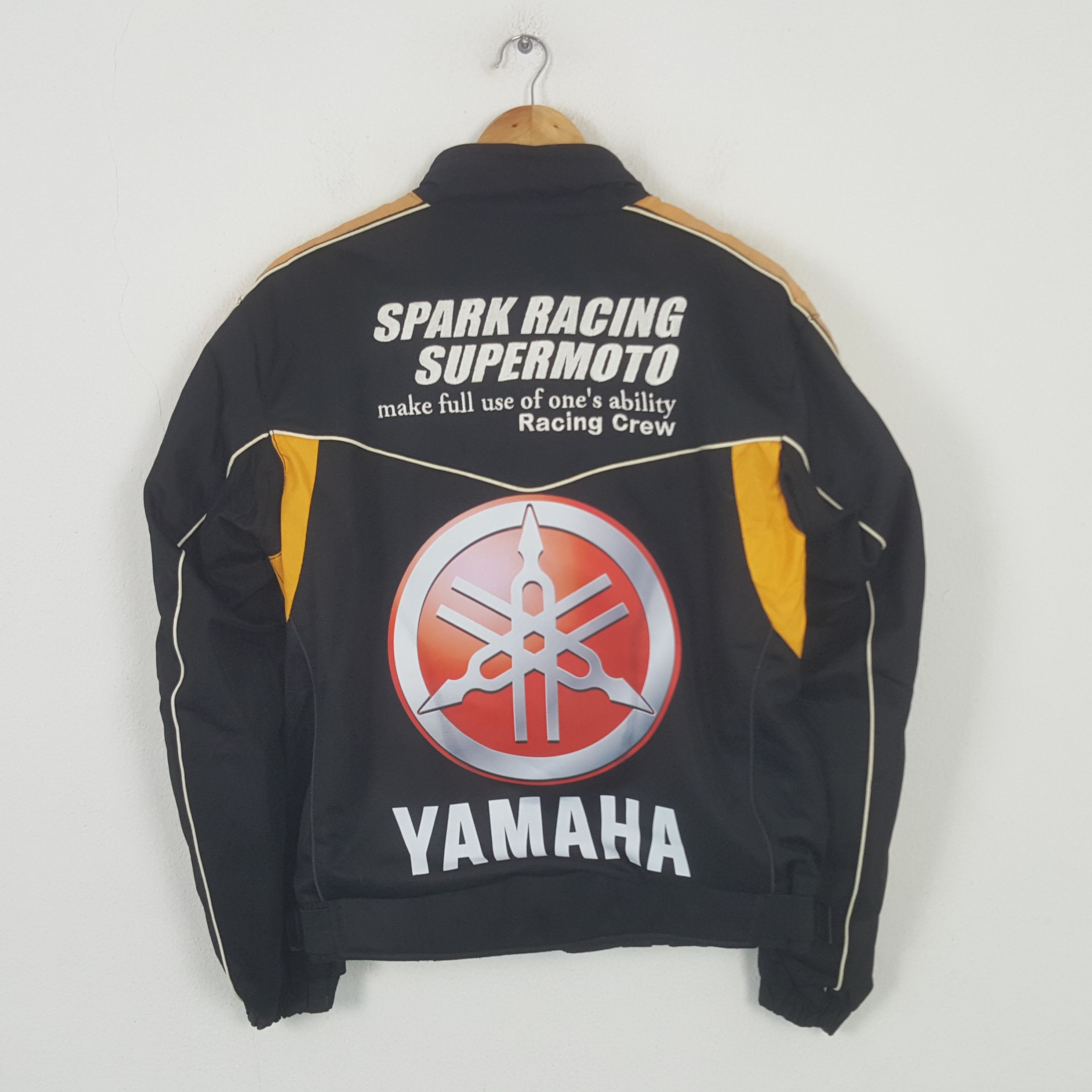 Japanese Brand Vintage Spark Racing Supermoto Yamaha Bikers Jacket 33 Size US M / EU 48-50 / 2 - 1 Thumbnail