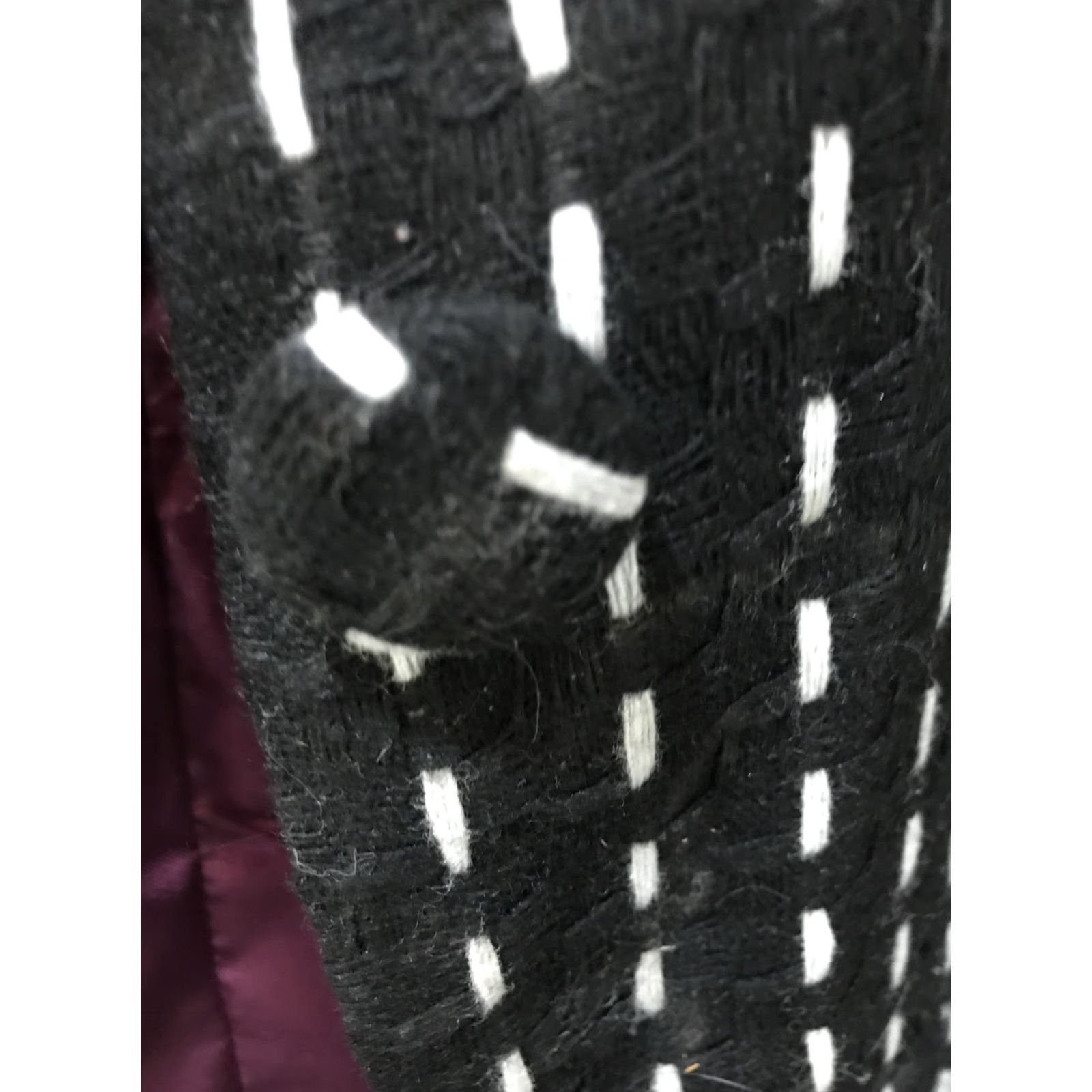 Vintage Tulle Wool Blazer Coat Jacket Cropped Button Up Dotted Line Black White L Womens Business Size L / US 10 / IT 46 - 5 Thumbnail
