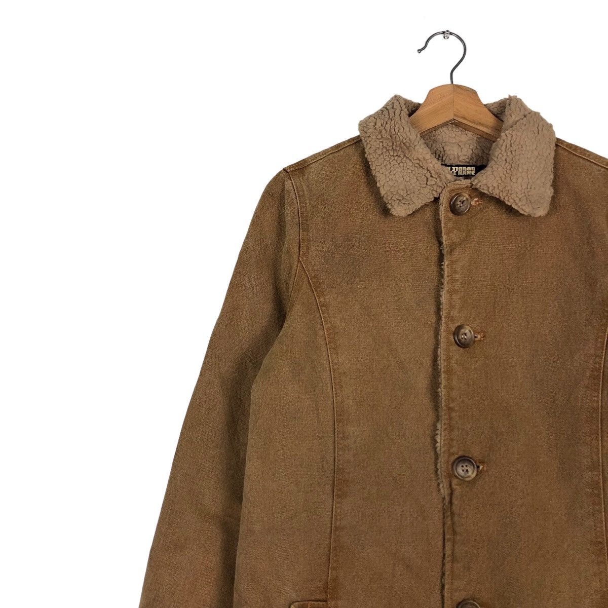 Japanese Brand 🔥Vintage Detroit Long Jacket Duck Canvas Double Name Size US M / EU 48-50 / 2 - 7 Thumbnail