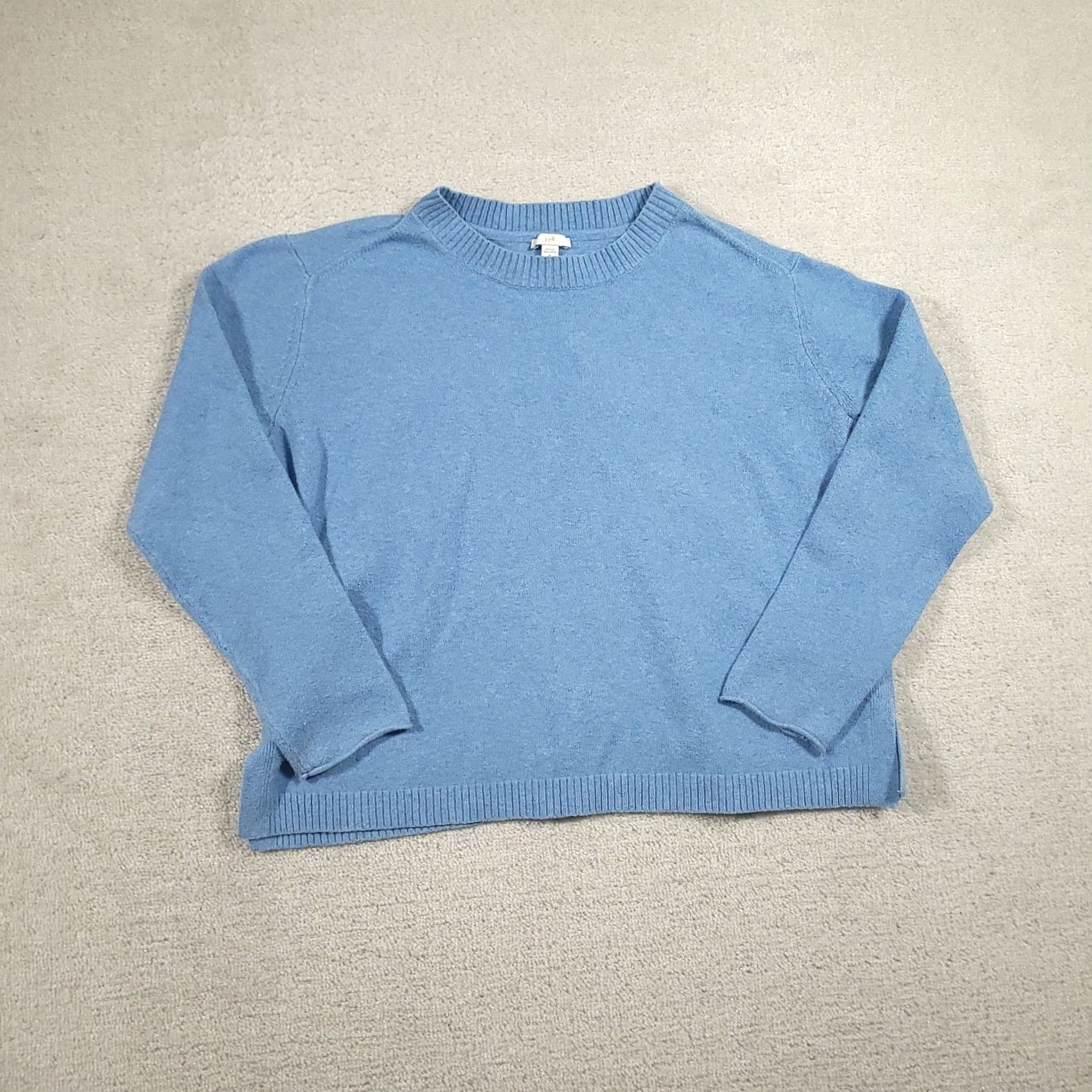 J. Jill J. Jill Sweater Women Medium Blue Crewneck Long Sleeve Knit Pullover Regular Fit Size M / US 6-8 / IT 42-44 - 2 Thumbnail