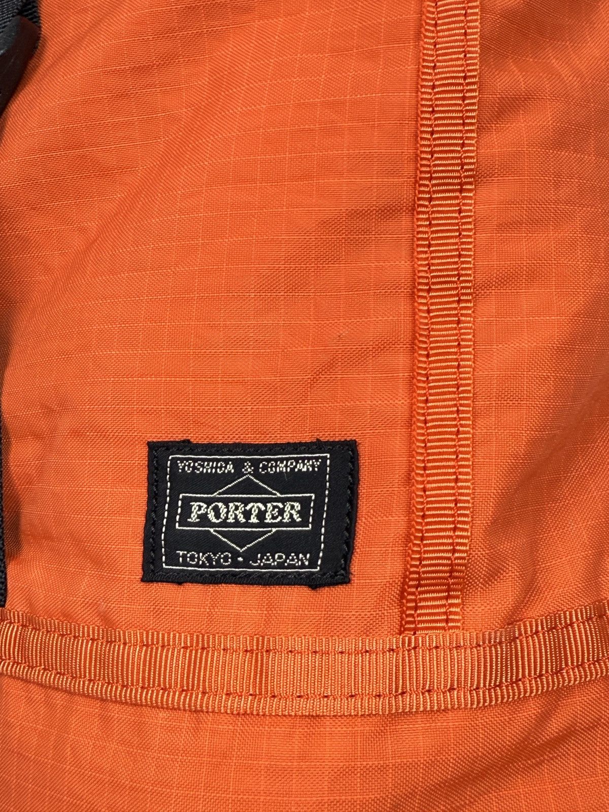 Porter 2000’s Vintage Porter Desert Orange Nylon Ripstop Backpack Size ONE SIZE - 9 Thumbnail