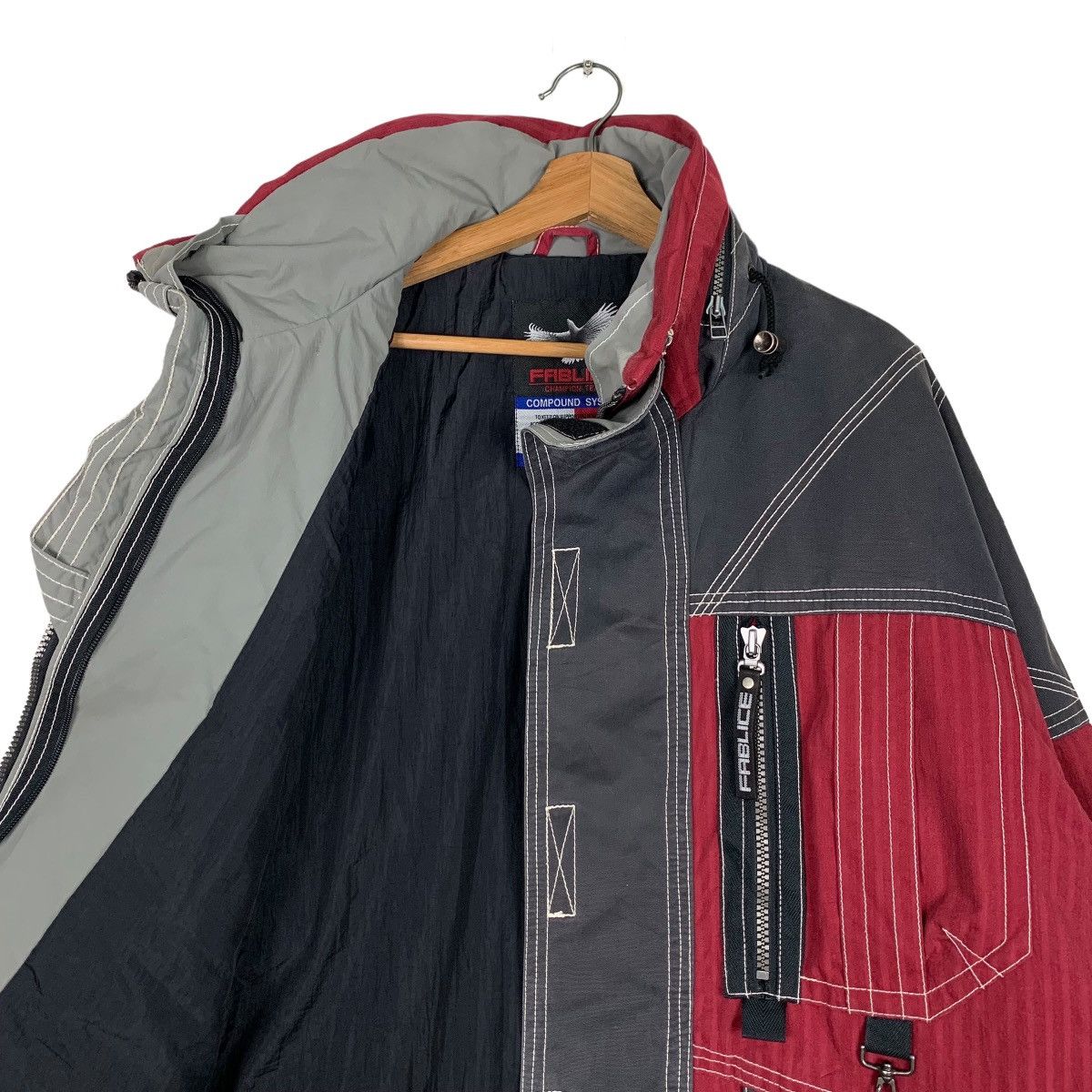 Vintage 90's FABLICE Champion Team Multi Pocket Jacket #0262-C12 Size US L / EU 52-54 / 3 - 11 Thumbnail