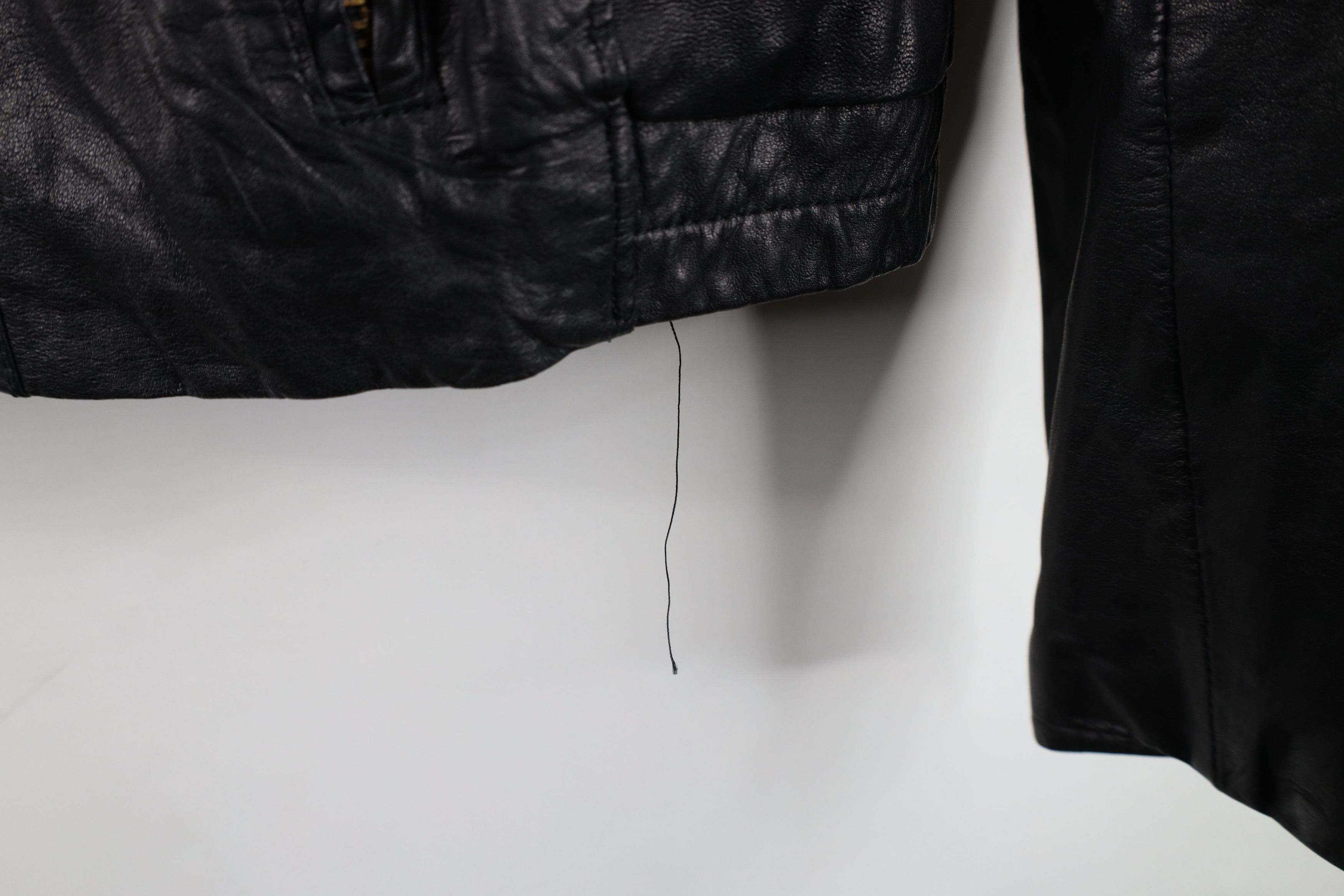 Vintage Vintage 80s 90s Streetwear Cafe Racer Bomber Jacket Black Size M / US 6-8 / IT 42-44 - 6 Thumbnail
